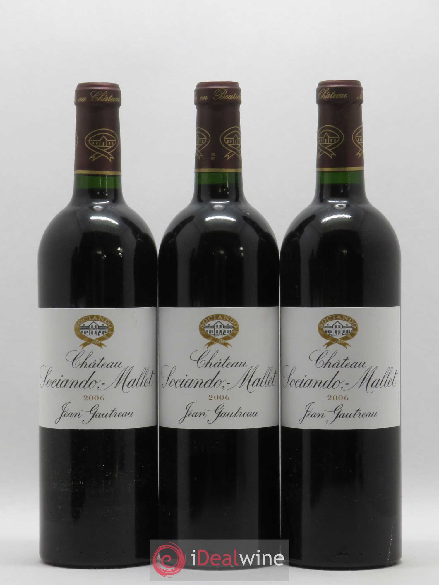 Château Sociando Mallet 2006 - Lot de 6 bouteilles - 2