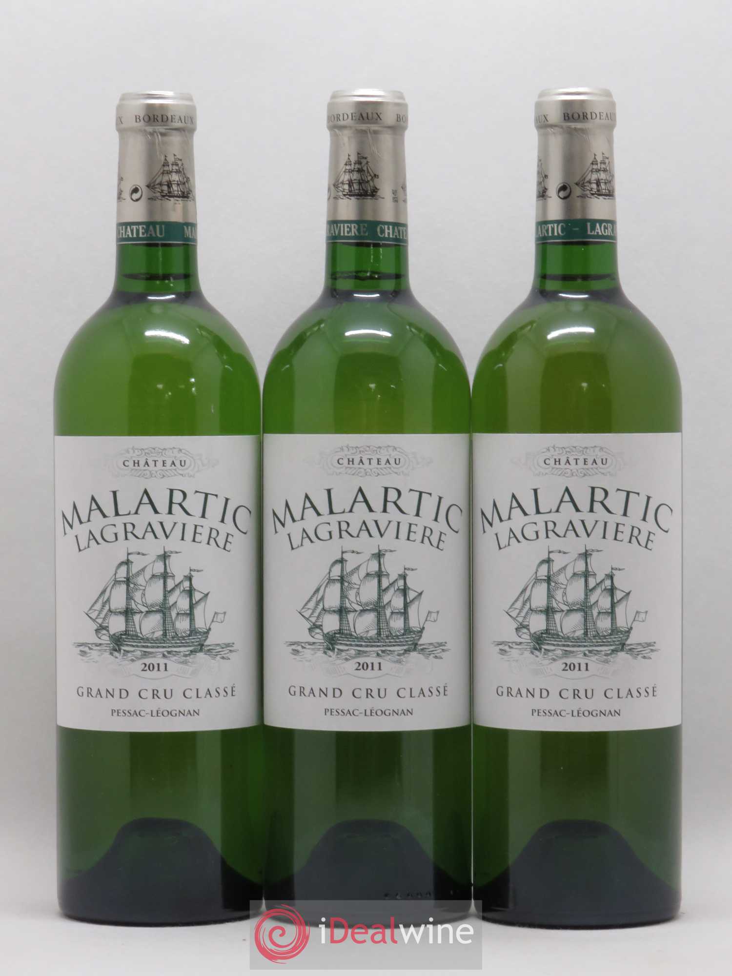 Château Malartic-Lagravière Cru Classé de Graves 2011 - Lot de 3 bouteilles - 0