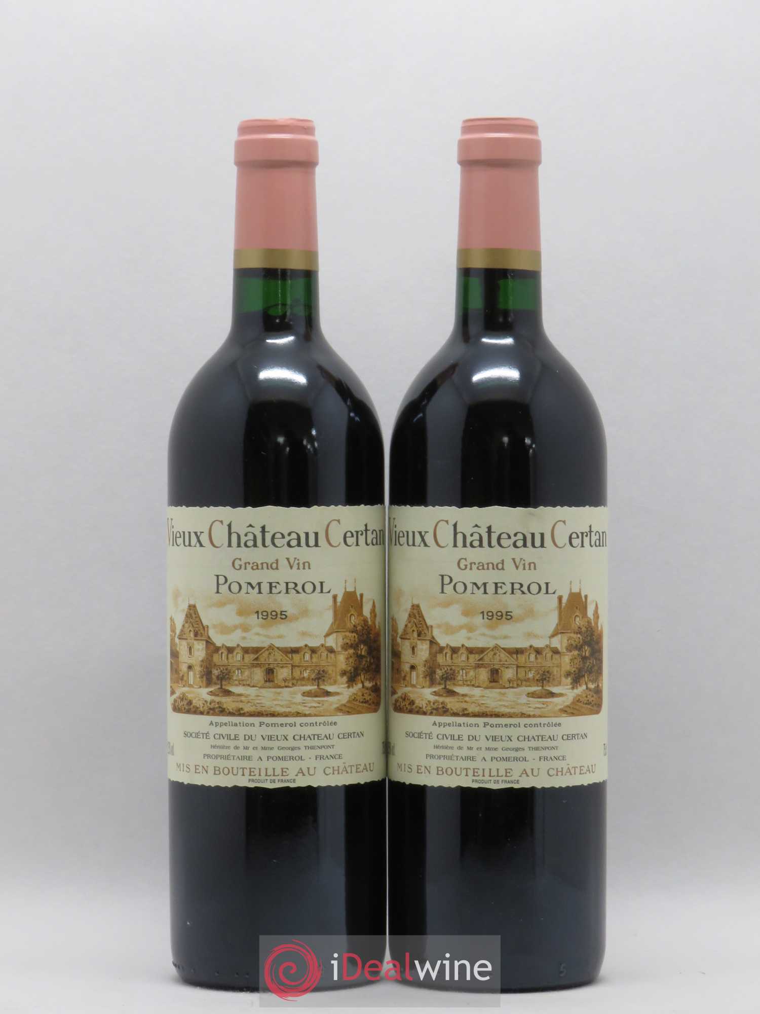 Vieux Château Certan 1995 - Lot de 2 bouteilles - 0