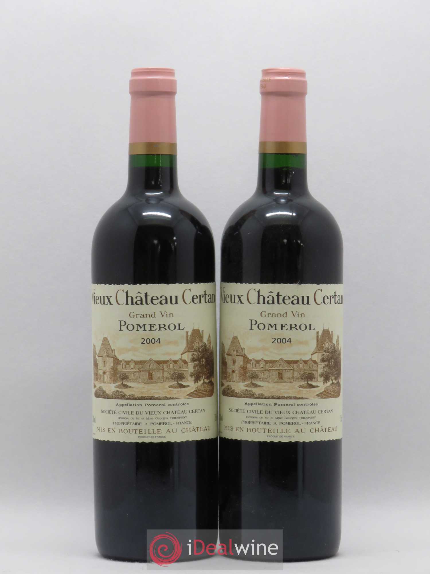 Vieux Château Certan 2004 - Lot de 2 bouteilles - 0