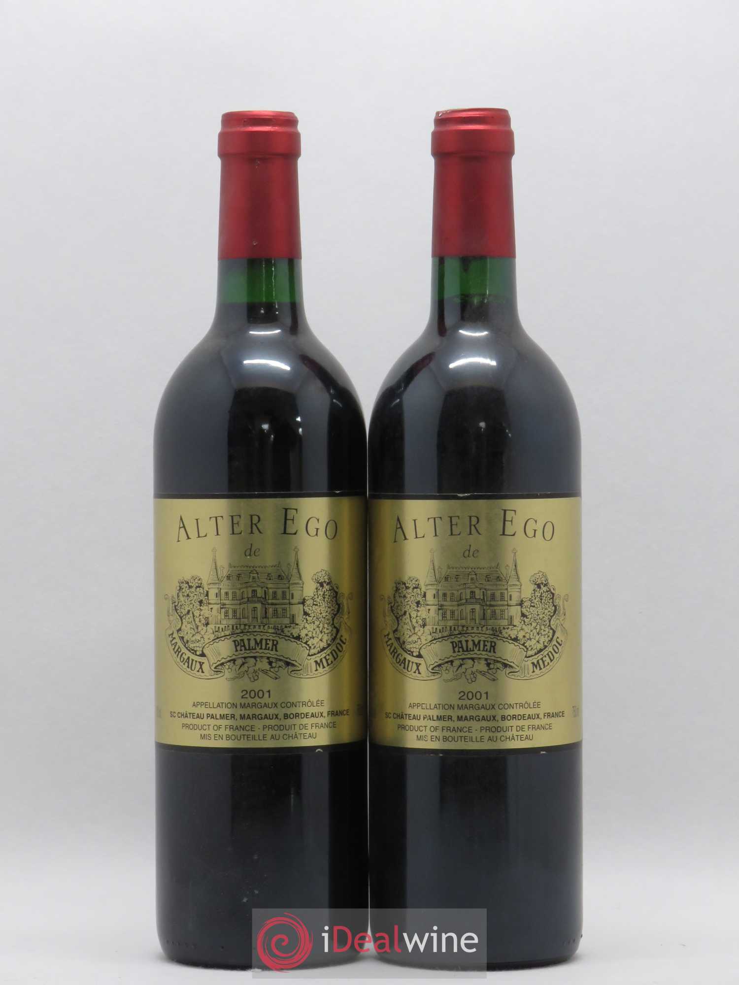 Alter Ego de Palmer Second Vin 2001 - Lot de 2 bouteilles - 0