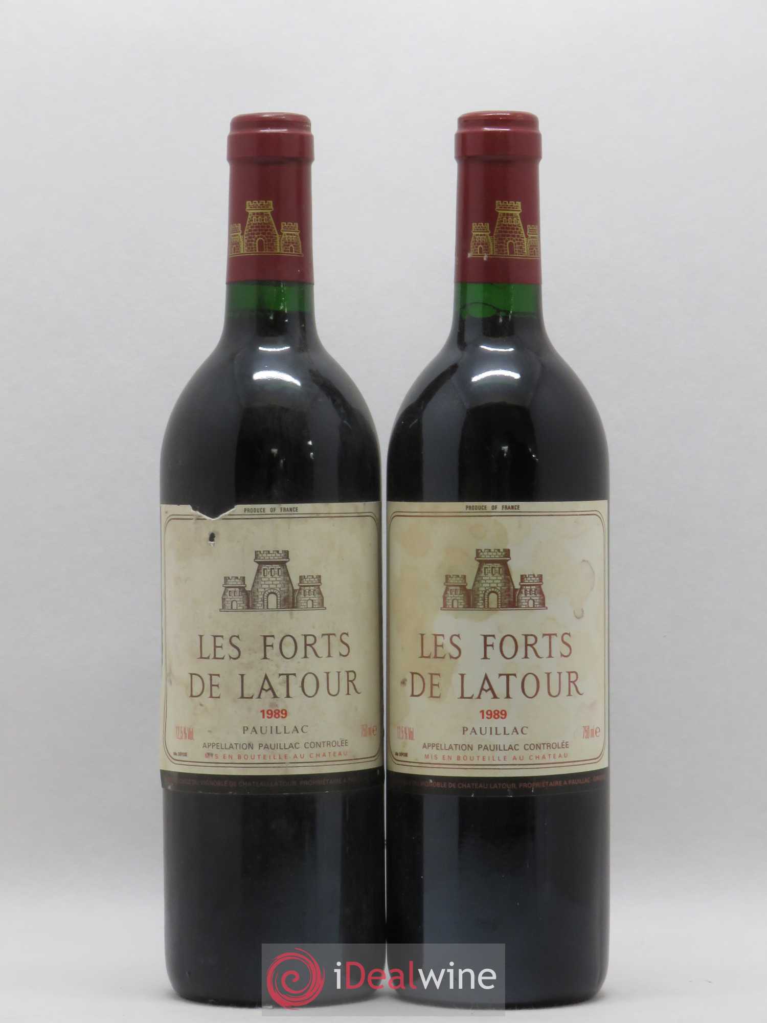 Les Forts de Latour Second Vin 1989 - Lot de 2 bouteilles - 0