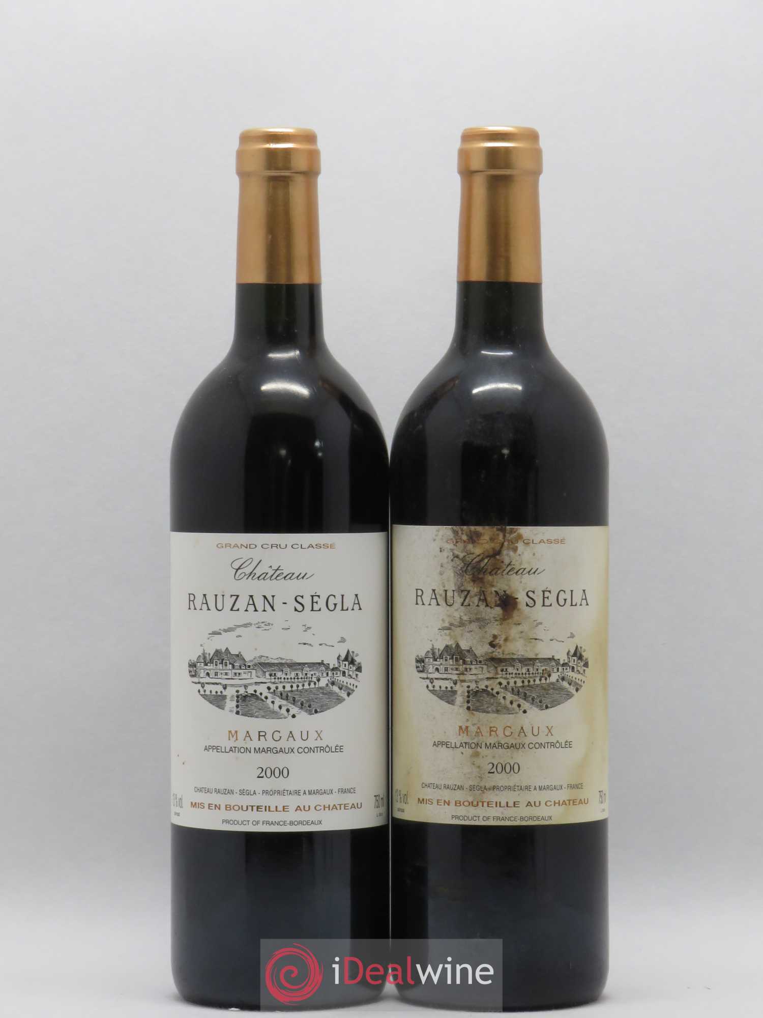 Château Rauzan Ségla Grand Cru Classé 2000 - Posten von 2 Flaschen - 0