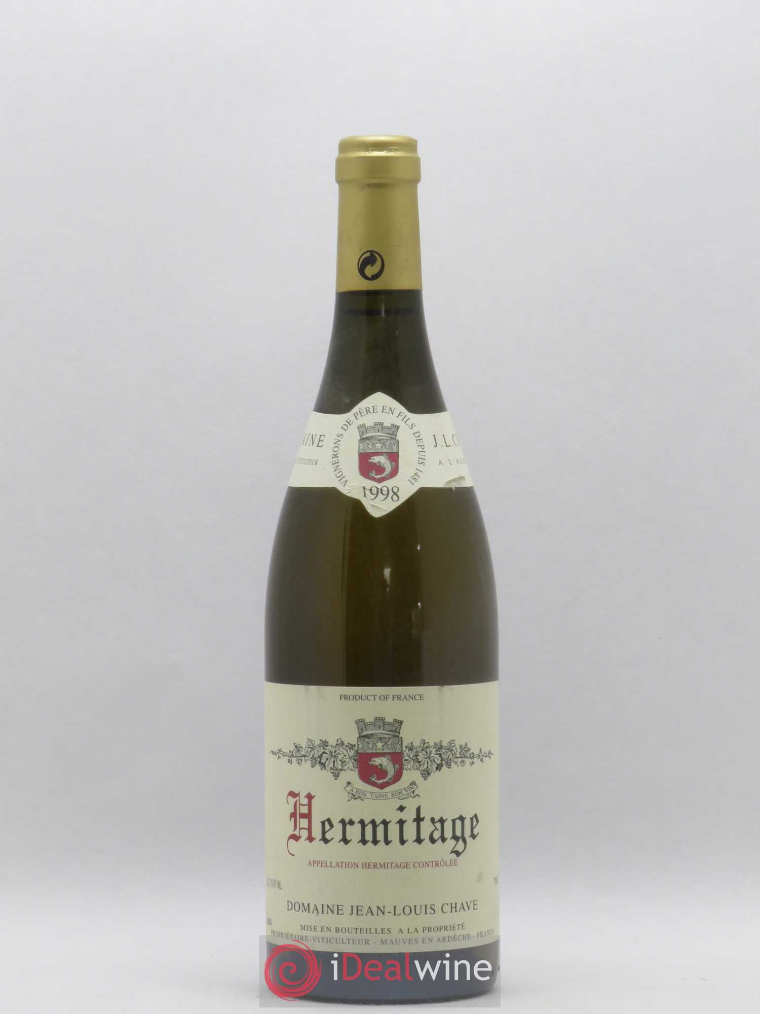 Hermitage Jean-Louis Chave 1998 - Lot de 1 bouteille - 0