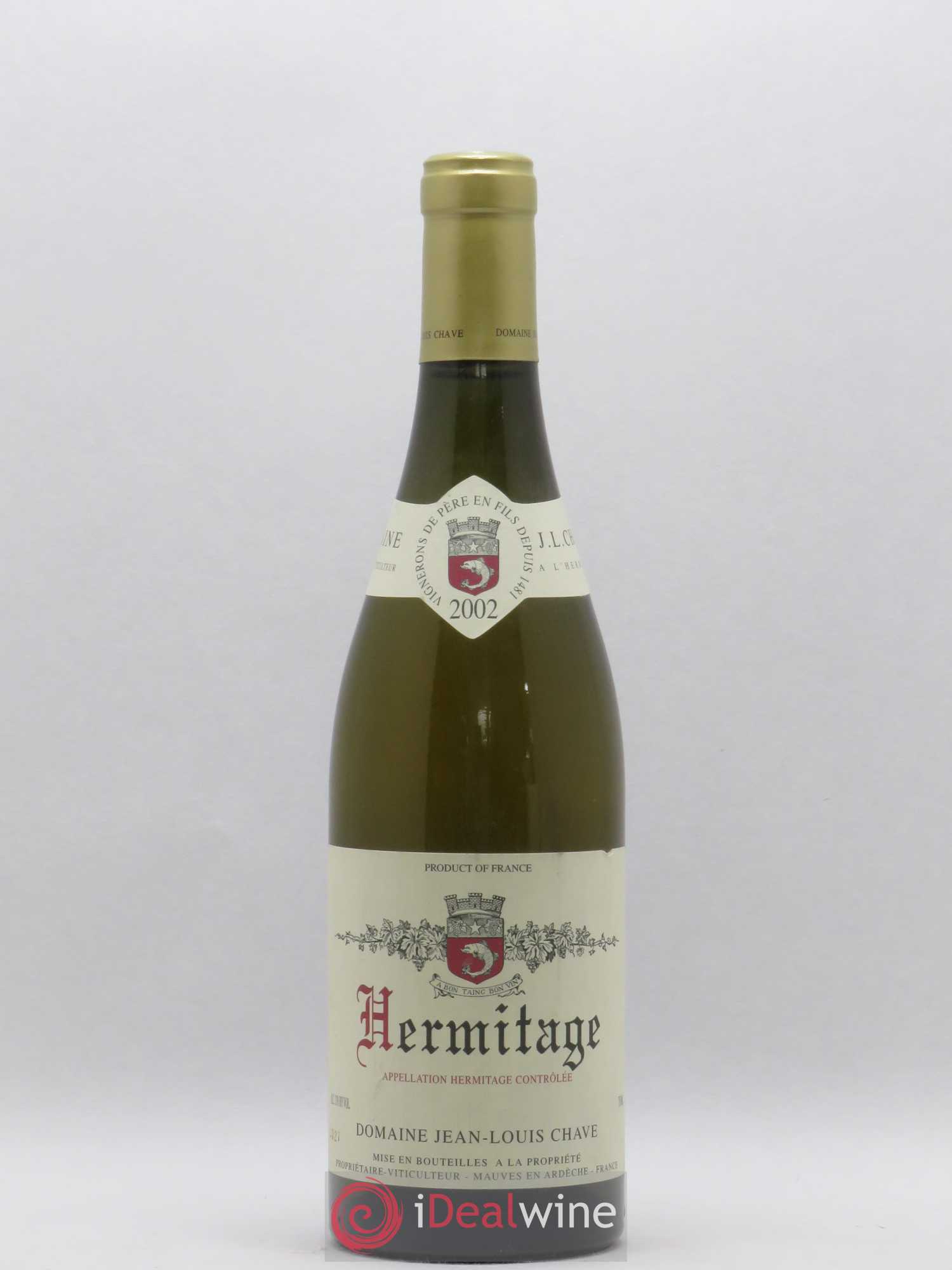 Hermitage Jean-Louis Chave 2002 - Lot de 1 bouteille - 0
