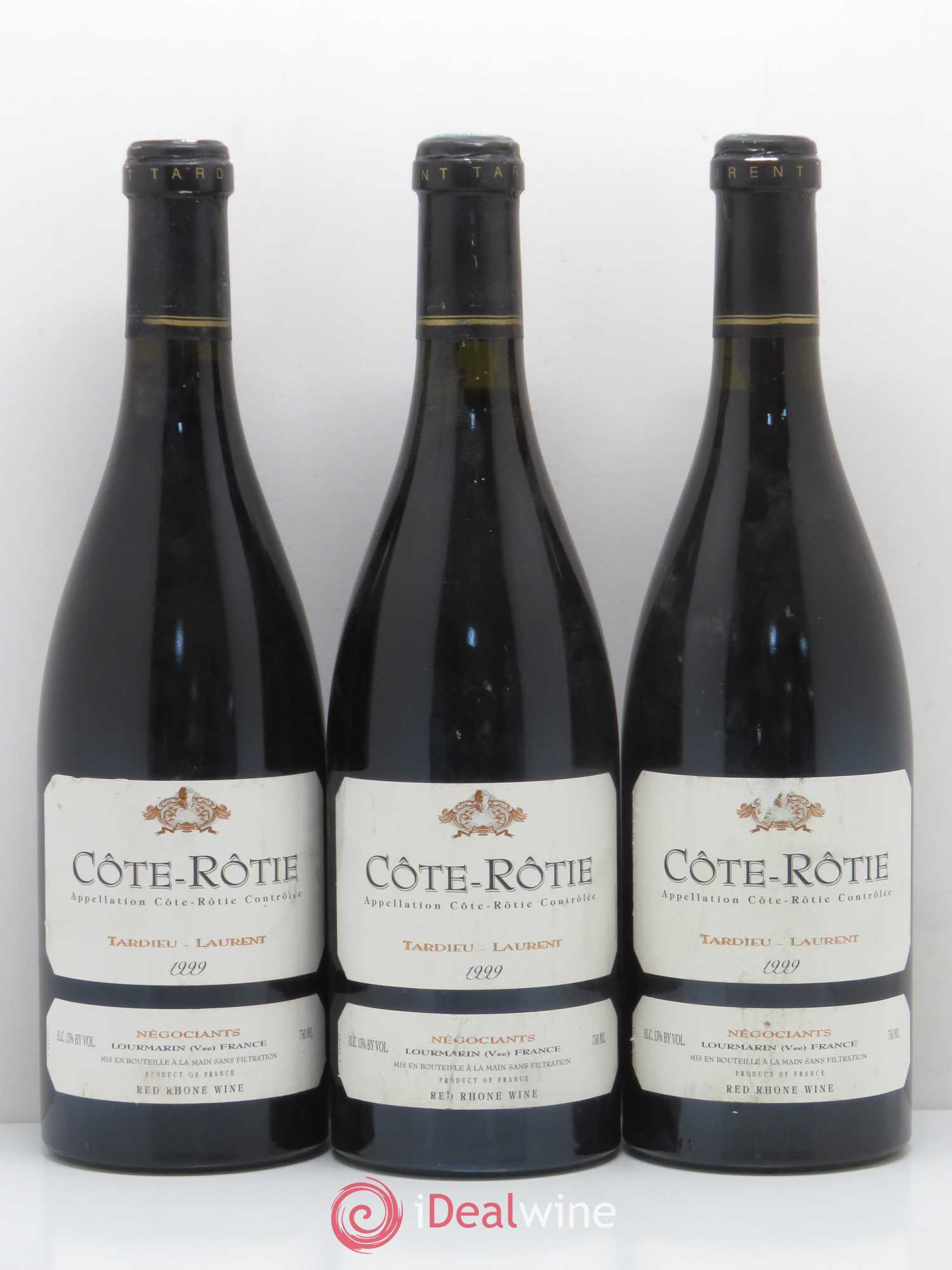 Côte-Rôtie Maison Tardieu-Laurent 1999 - Lot de 3 bouteilles - 0