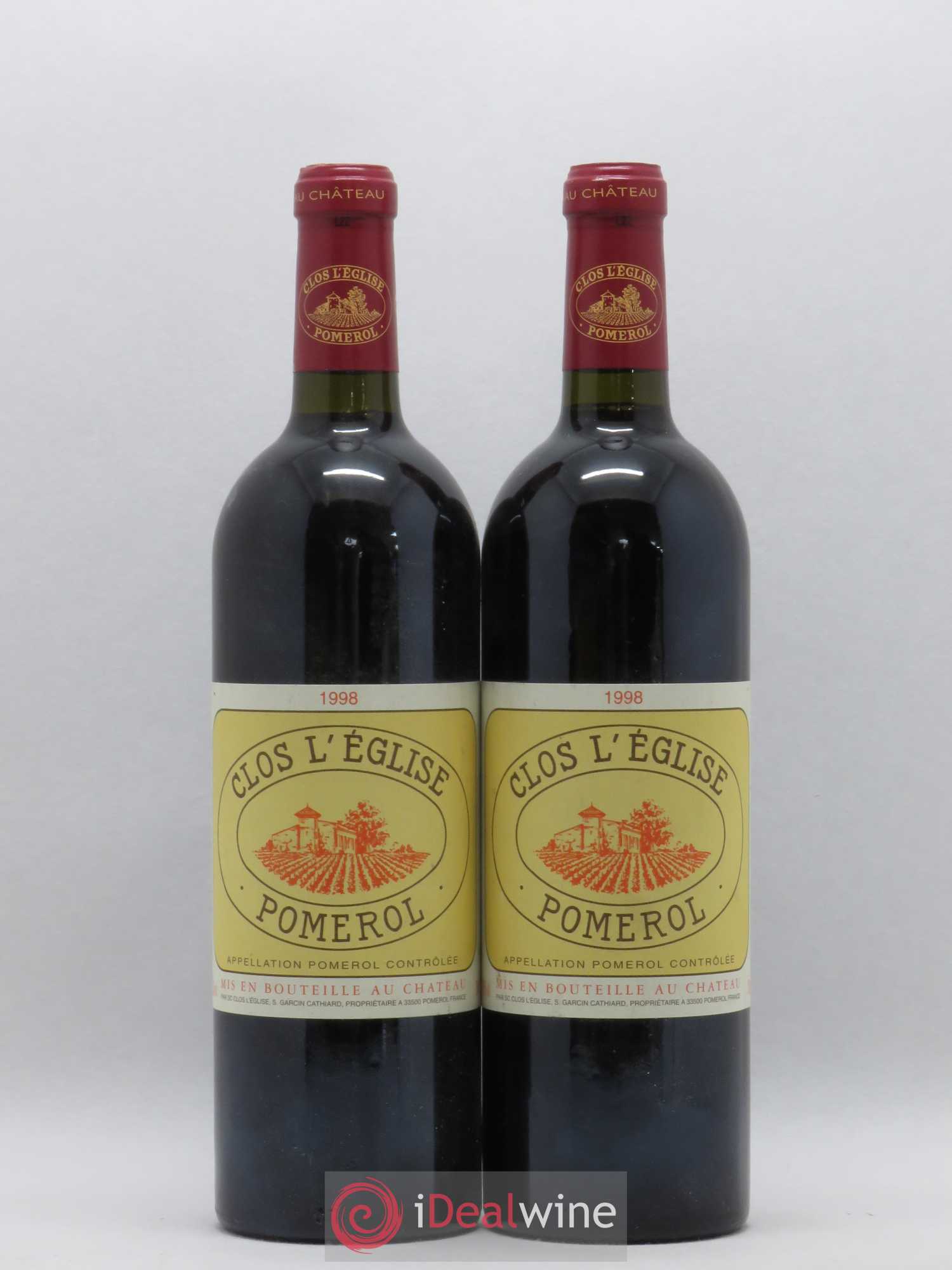 Clos l'Eglise 1998 - Lot de 2 bouteilles - 0