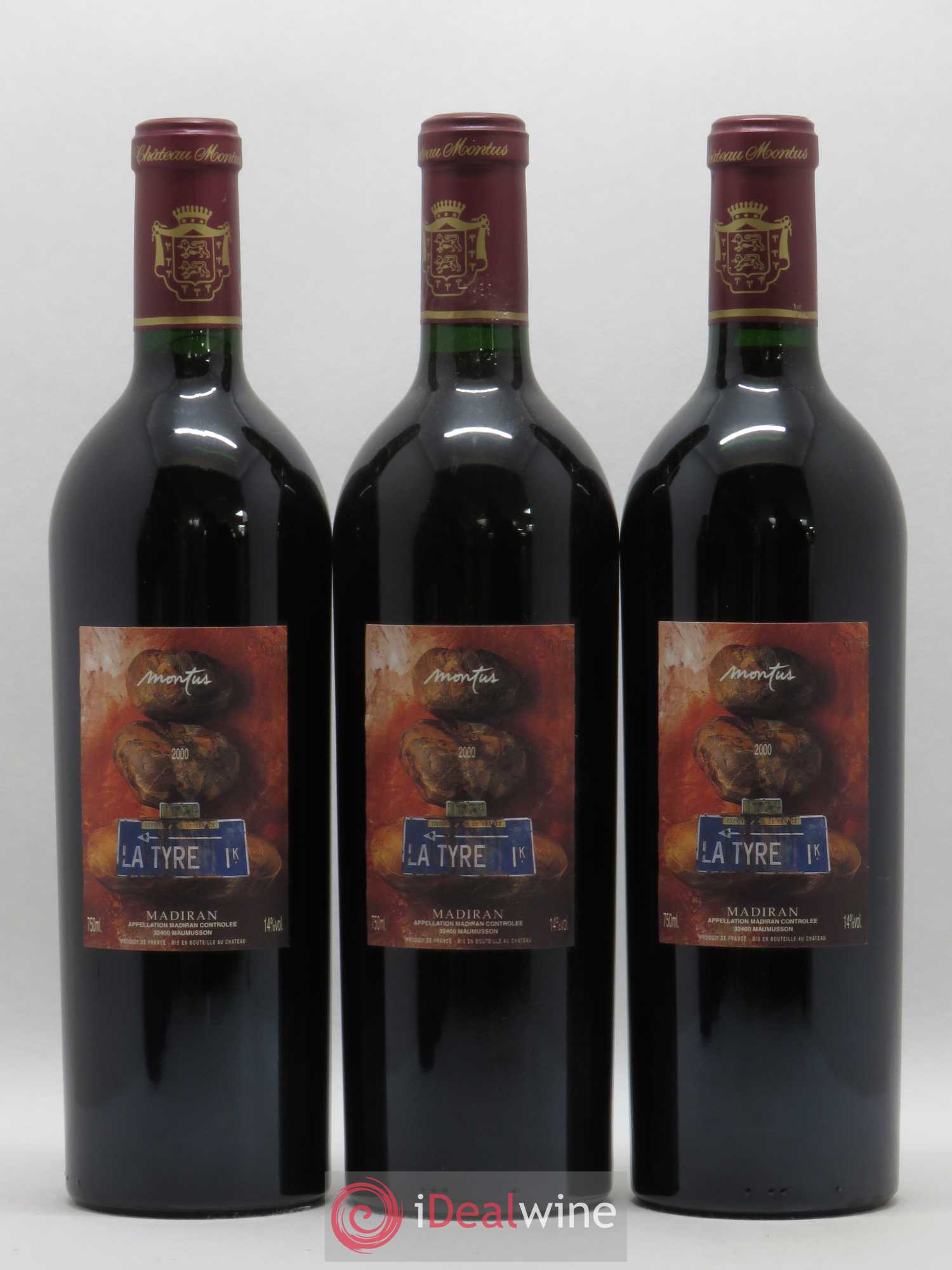 Madiran Château Montus-La Tyre Alain Brumont 2000 - Lot de 6 bouteilles - 2