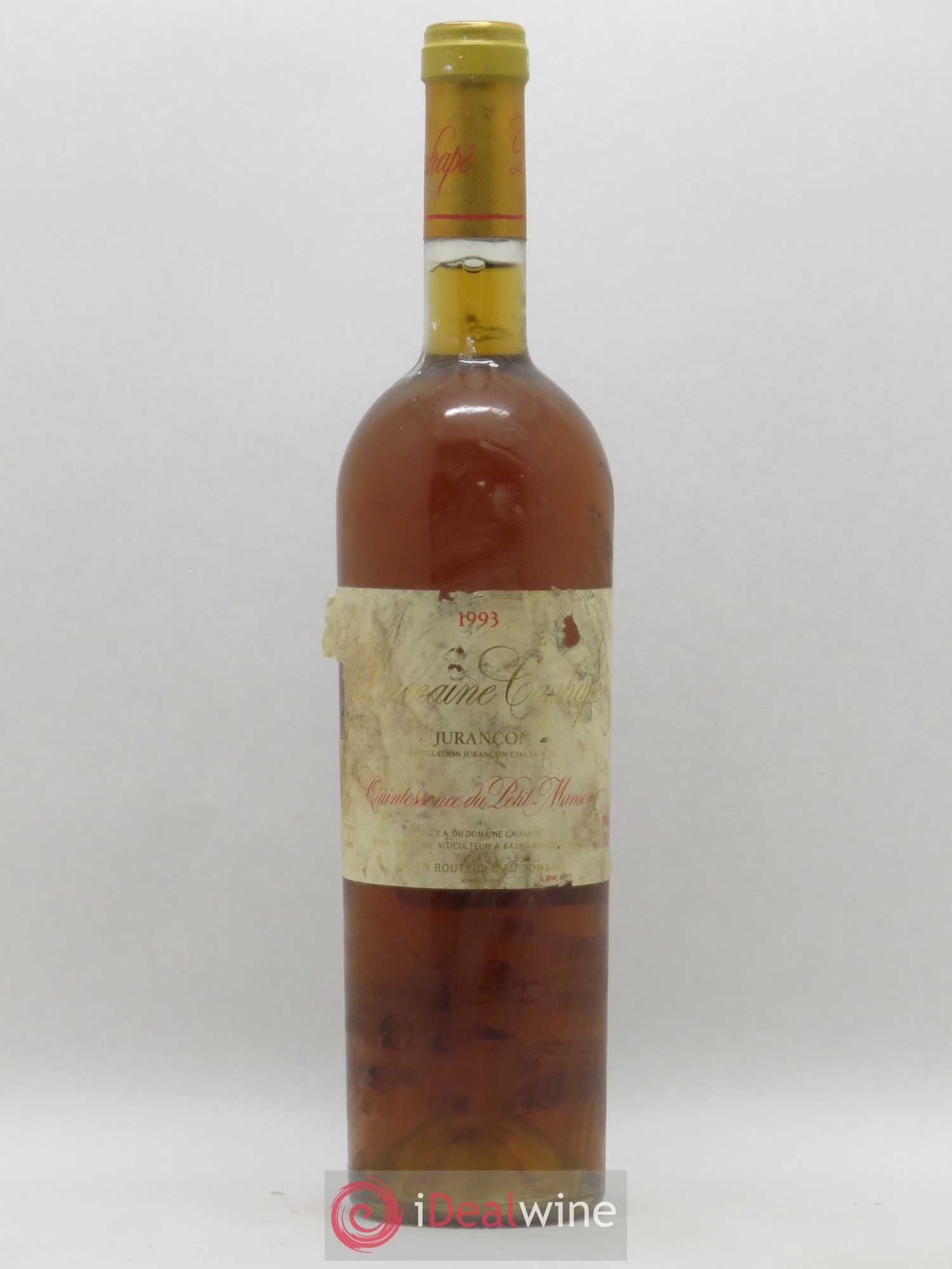 Jurançon Quintessence du Petit Manseng Cauhapé 1993 - Lotto di 1 bottiglia - 0