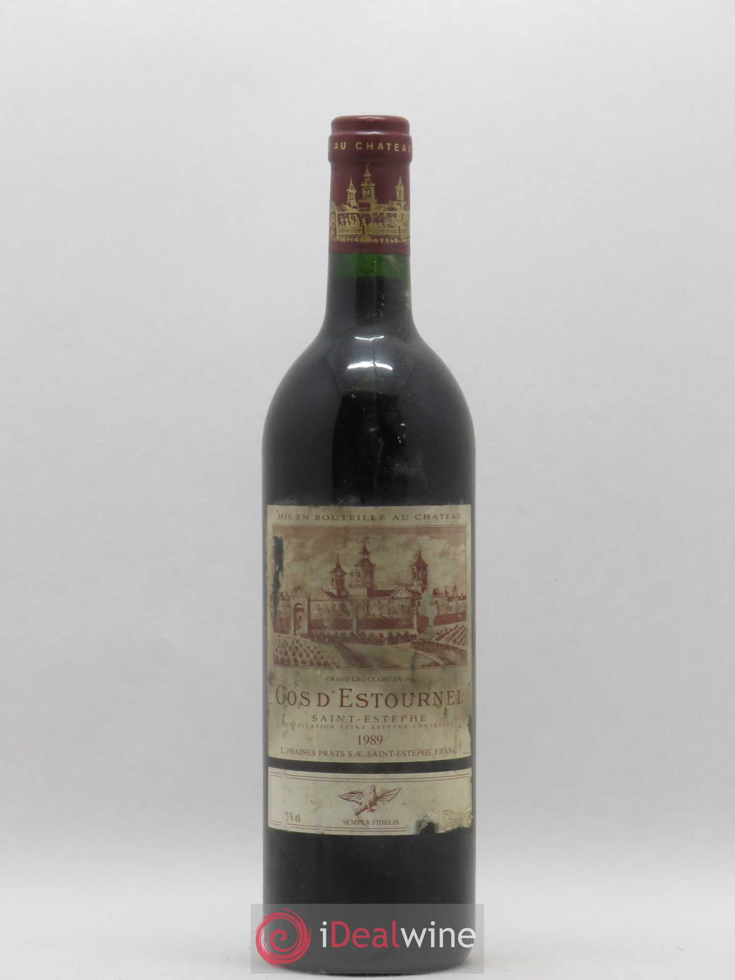 Cos d'Estournel 2ème Grand Cru Classé 1989 - Lot de 1 bouteille - 0