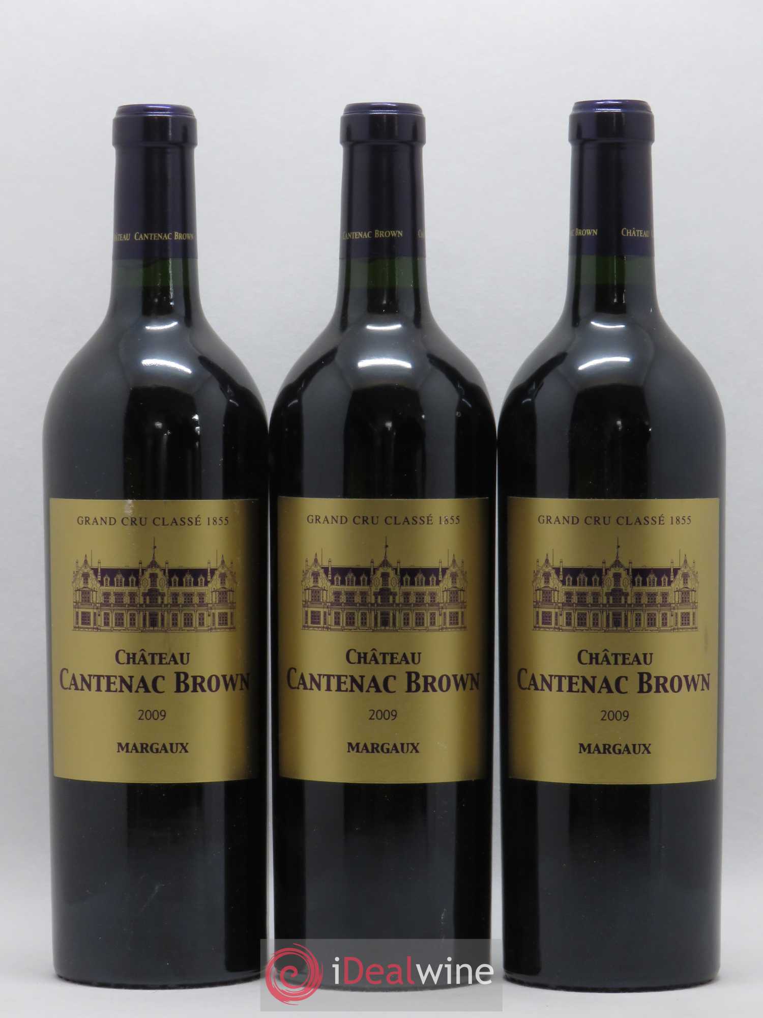 Château Cantenac Brown 3ème Grand Cru Classé 2009 - Lot de 3 bouteilles - 0