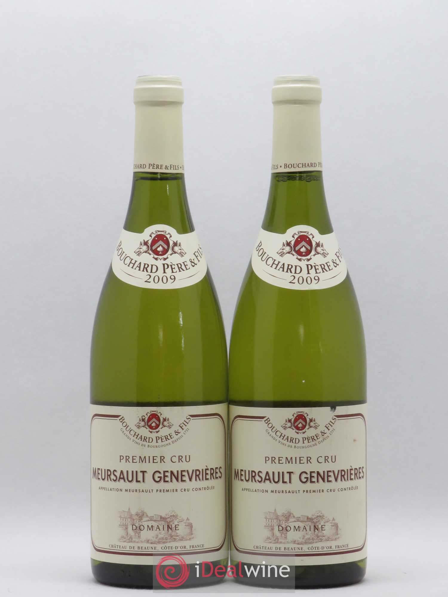 Meursault 1er Cru Genevrières Bouchard Père & Fils 2009 - Lot de 2 bouteilles - 0