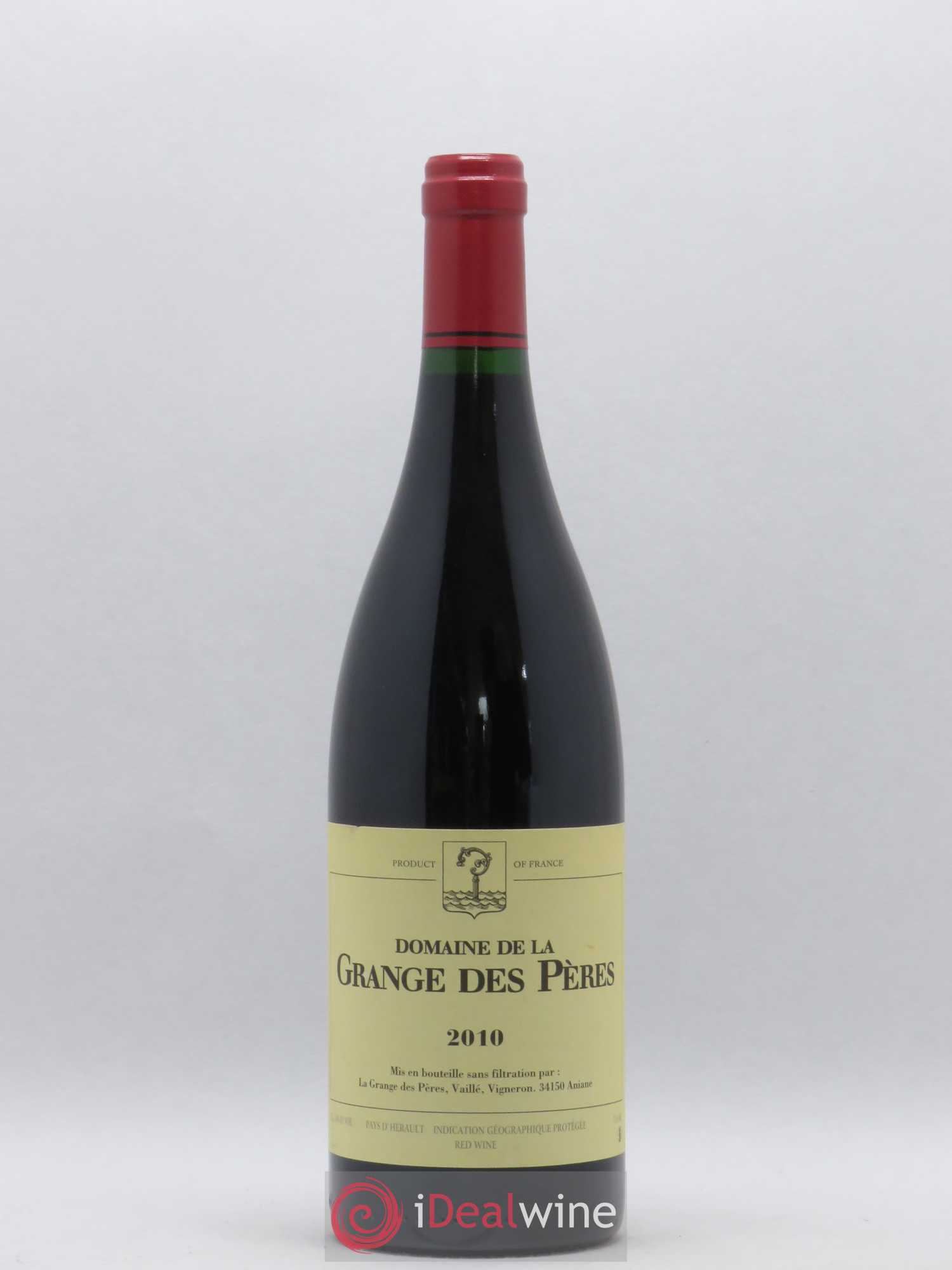 Pays d'Hérault Grange des Pères Laurent Vaillé 2010 - Lot de 1 bouteille - 0