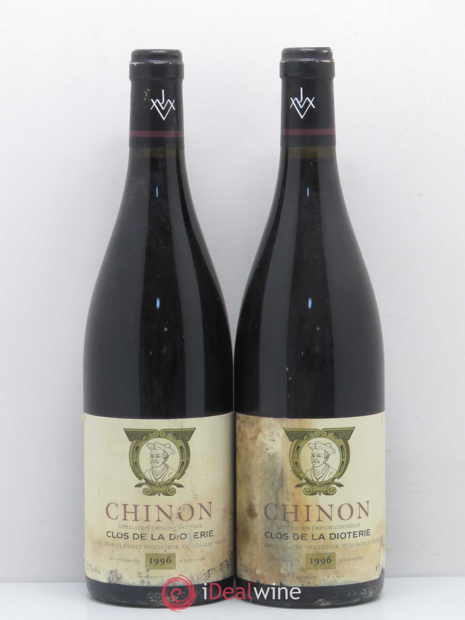 Chinon Clos de La Dioterie Charles Joguet 1996 - Lot de 2 bouteilles - 0