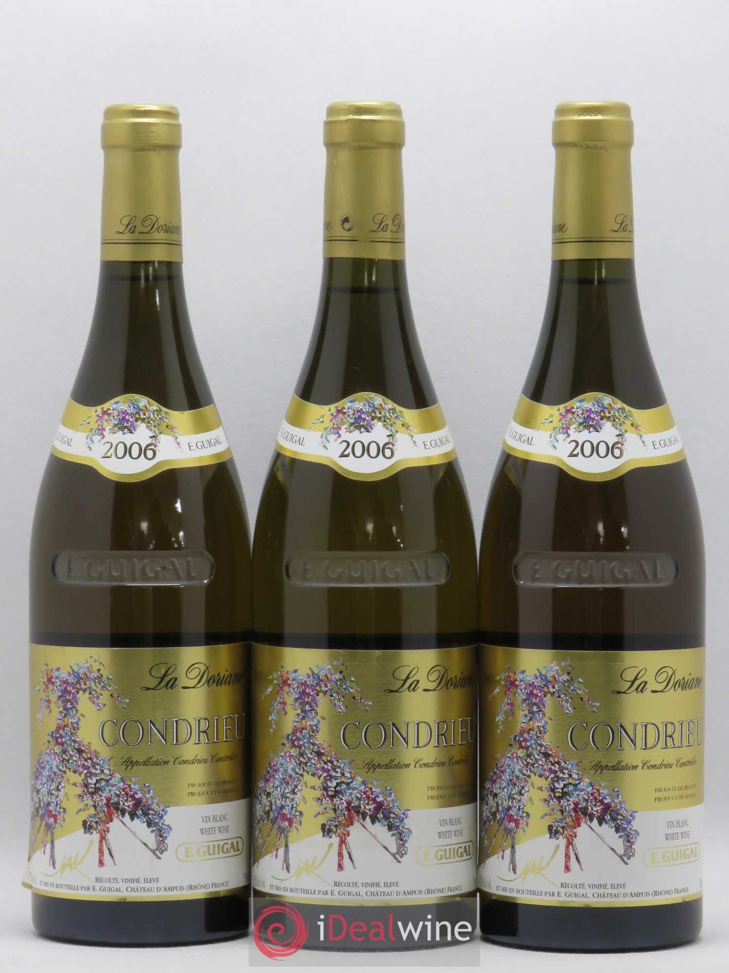 Condrieu La Doriane Guigal 2006 - Lot de 3 bouteilles - 0