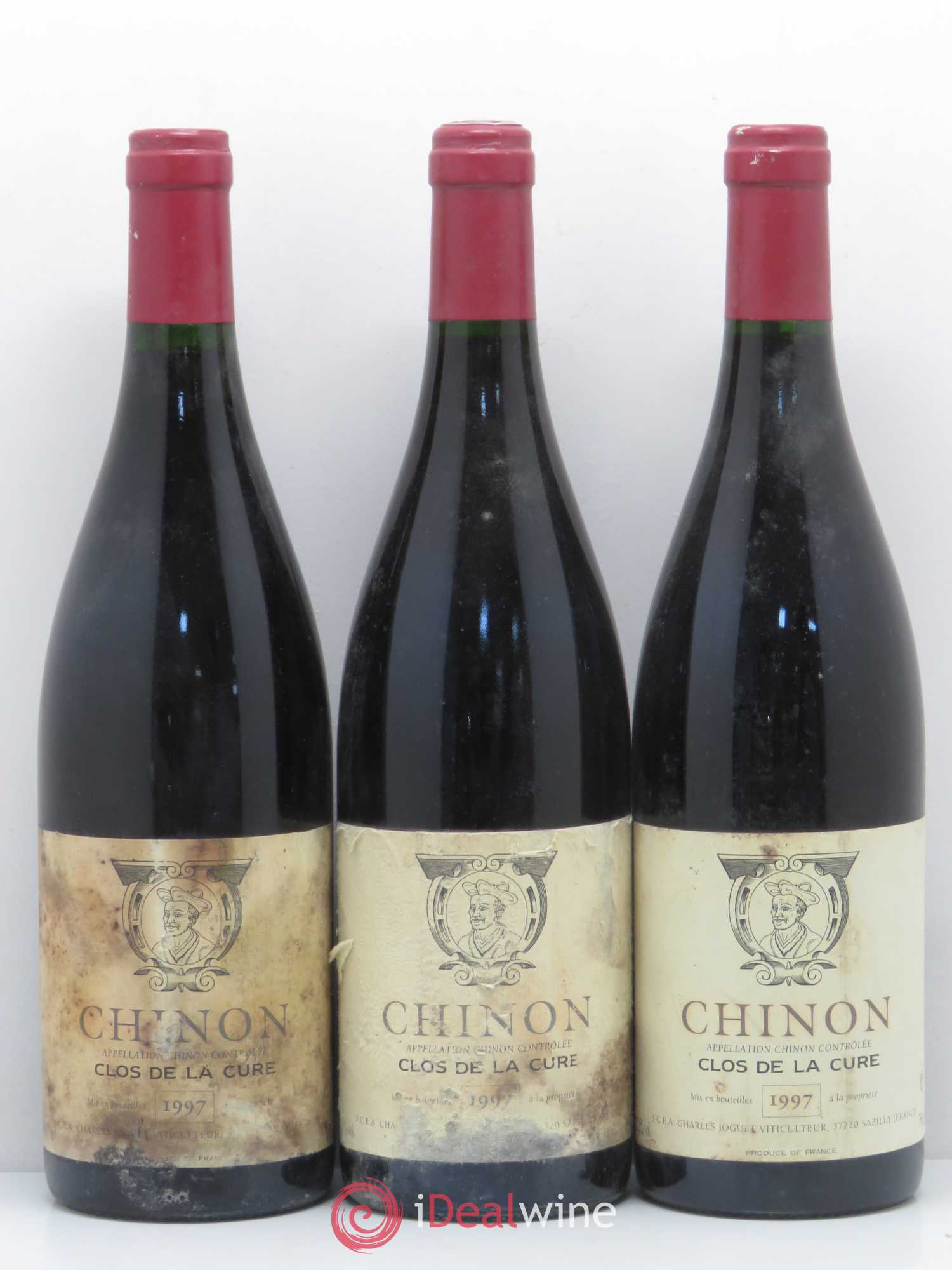 Chinon Clos de La Cure Domaine Charles Joguet 1997 - Posten von 3 Flaschen - 0