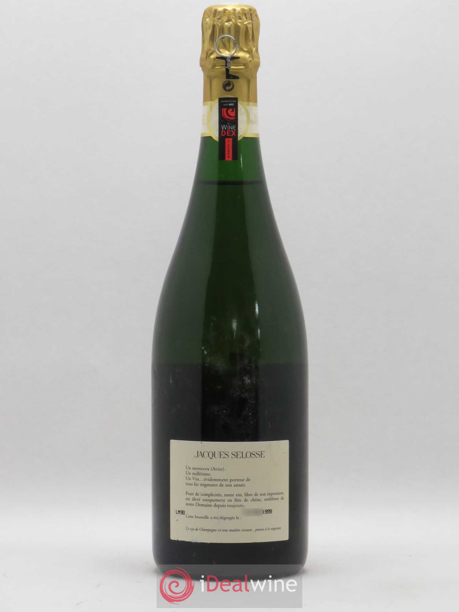 Grand Cru Blanc de Blancs Brut Jacques Selosse 1990 - Lot de 1 bouteille - 1