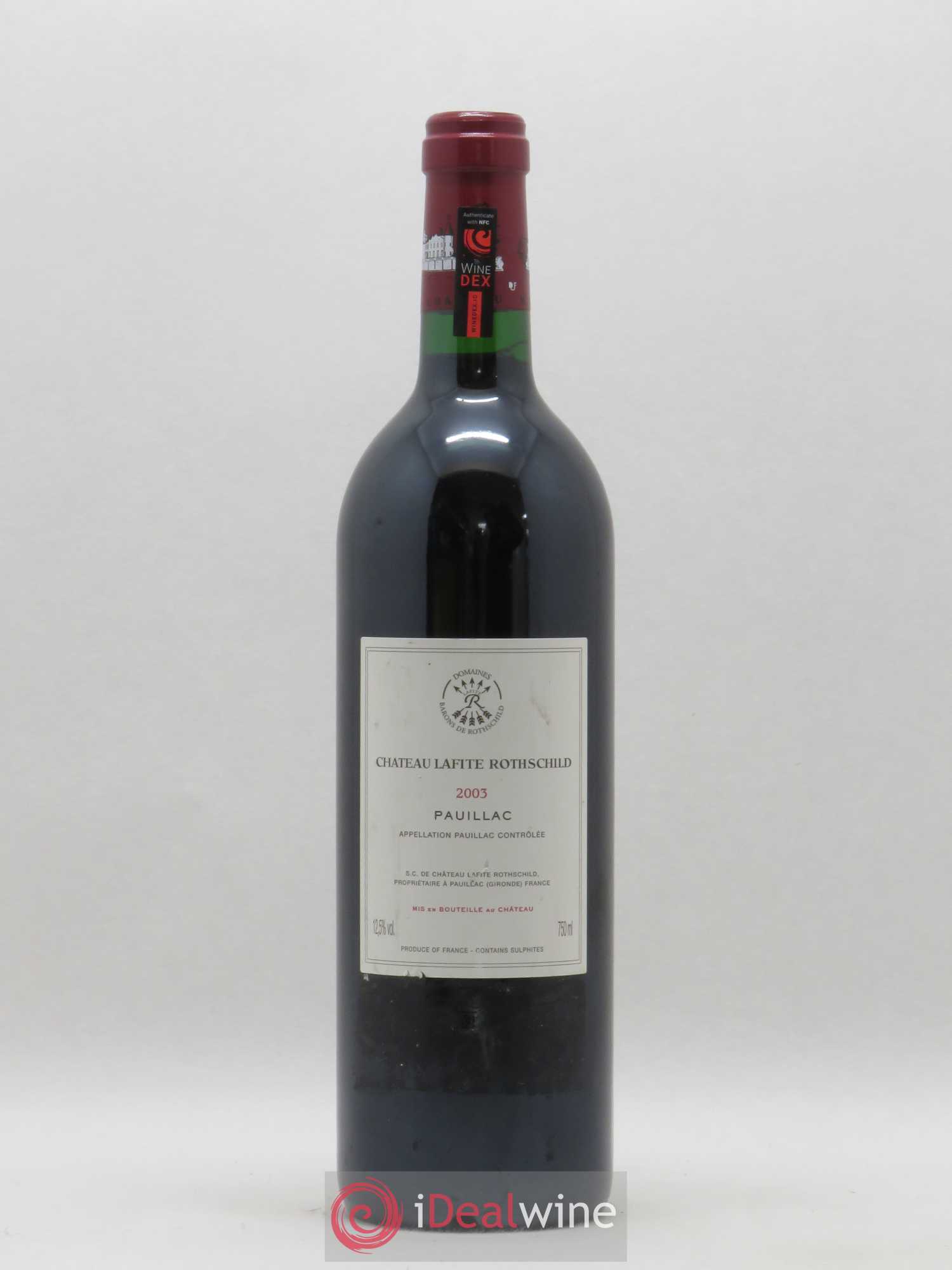Château Lafite Rothschild 1er Grand Cru Classé 2003 - Lot de 1 bouteille - 1