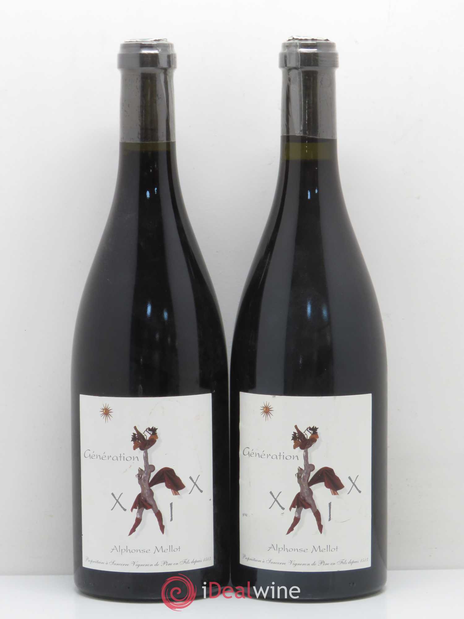 Sancerre Génération XIX Alphonse Mellot 2002 - Posten von 2 Flaschen - 0