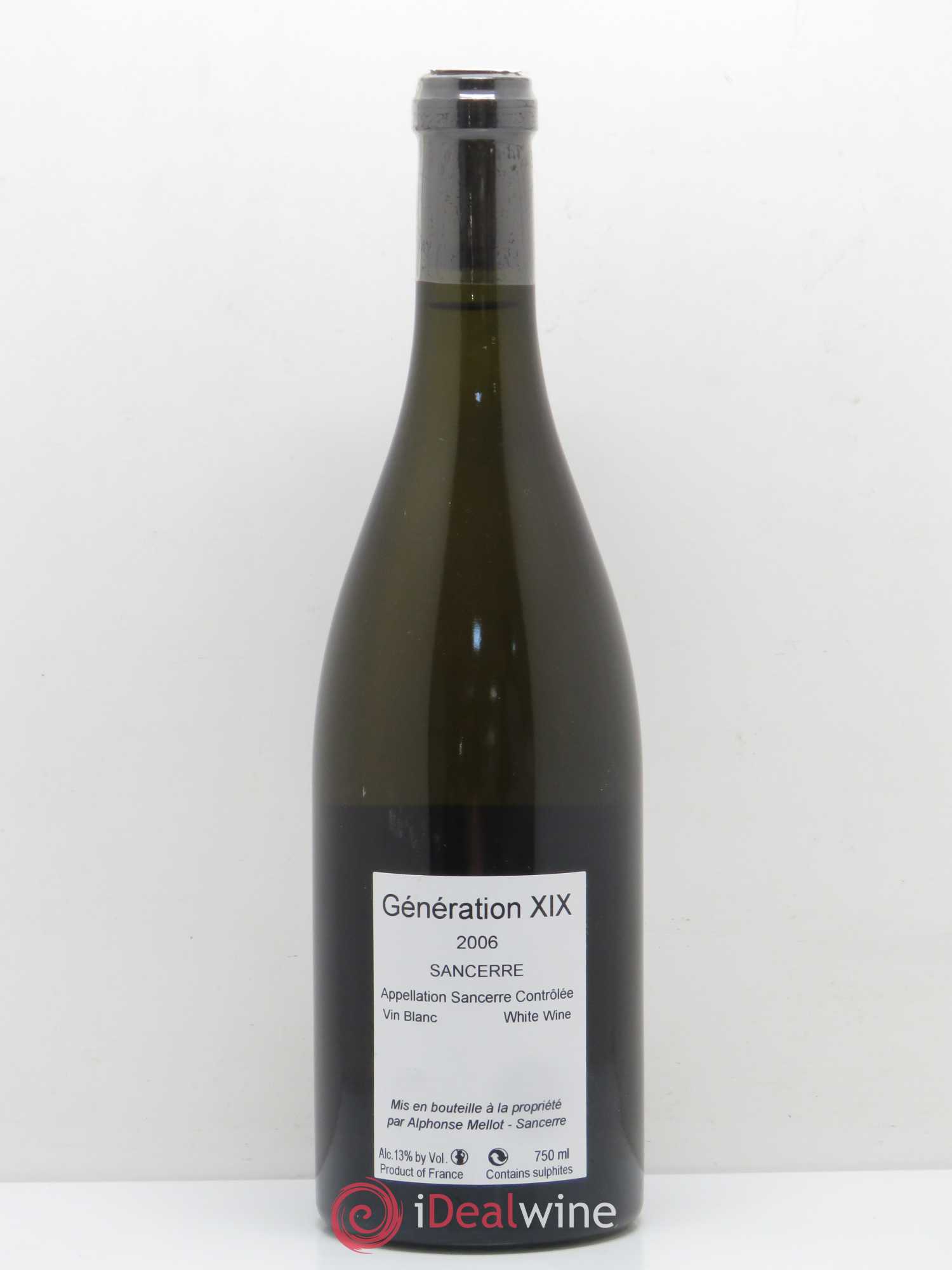 Sancerre Génération XIX Alphonse Mellot (sans prix de réserve) 2006 - Lot de 1 bouteille - 1