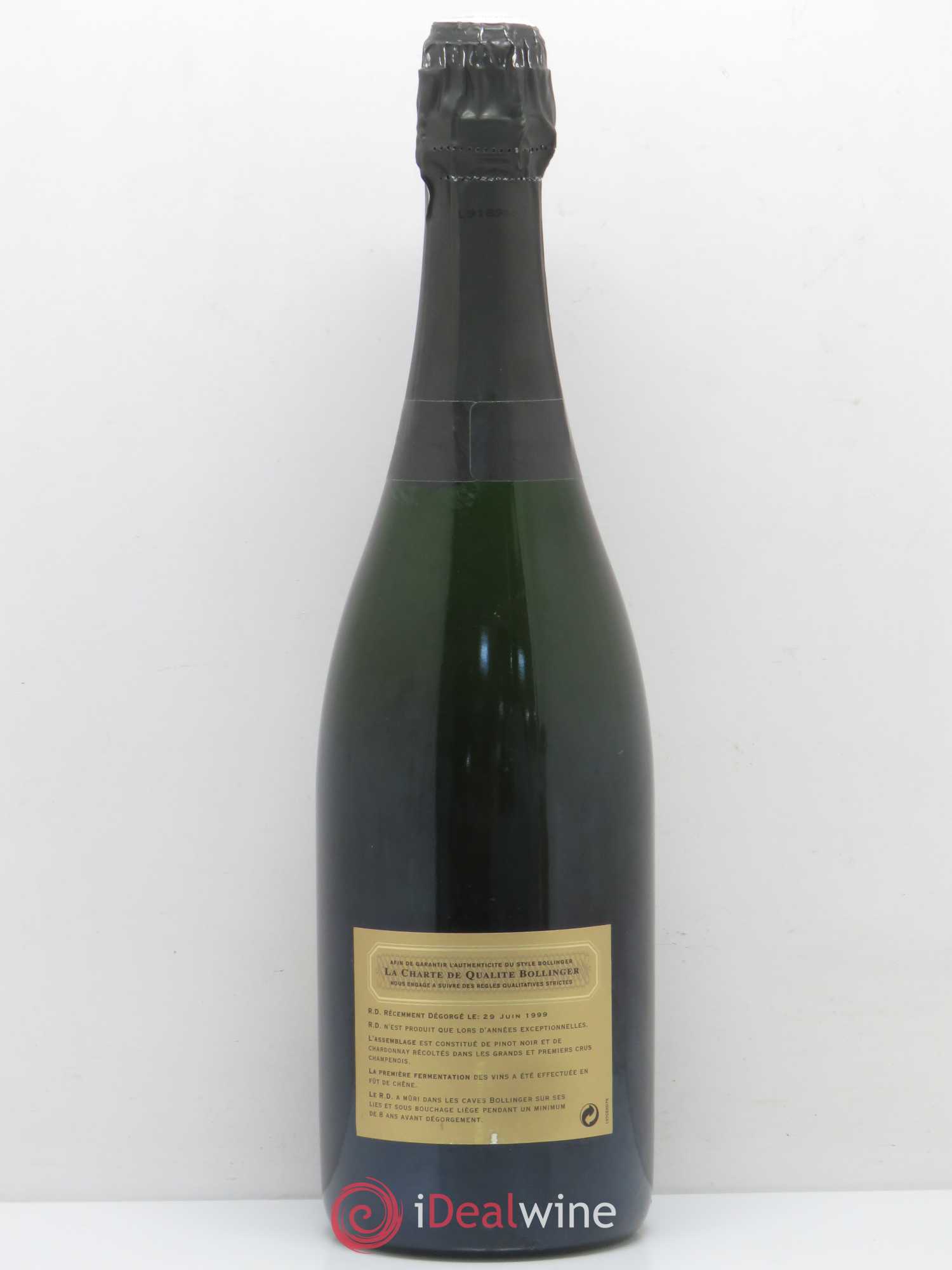 R.D. Extra-Brut Bollinger 1988 - Lot de 1 bouteille - 1