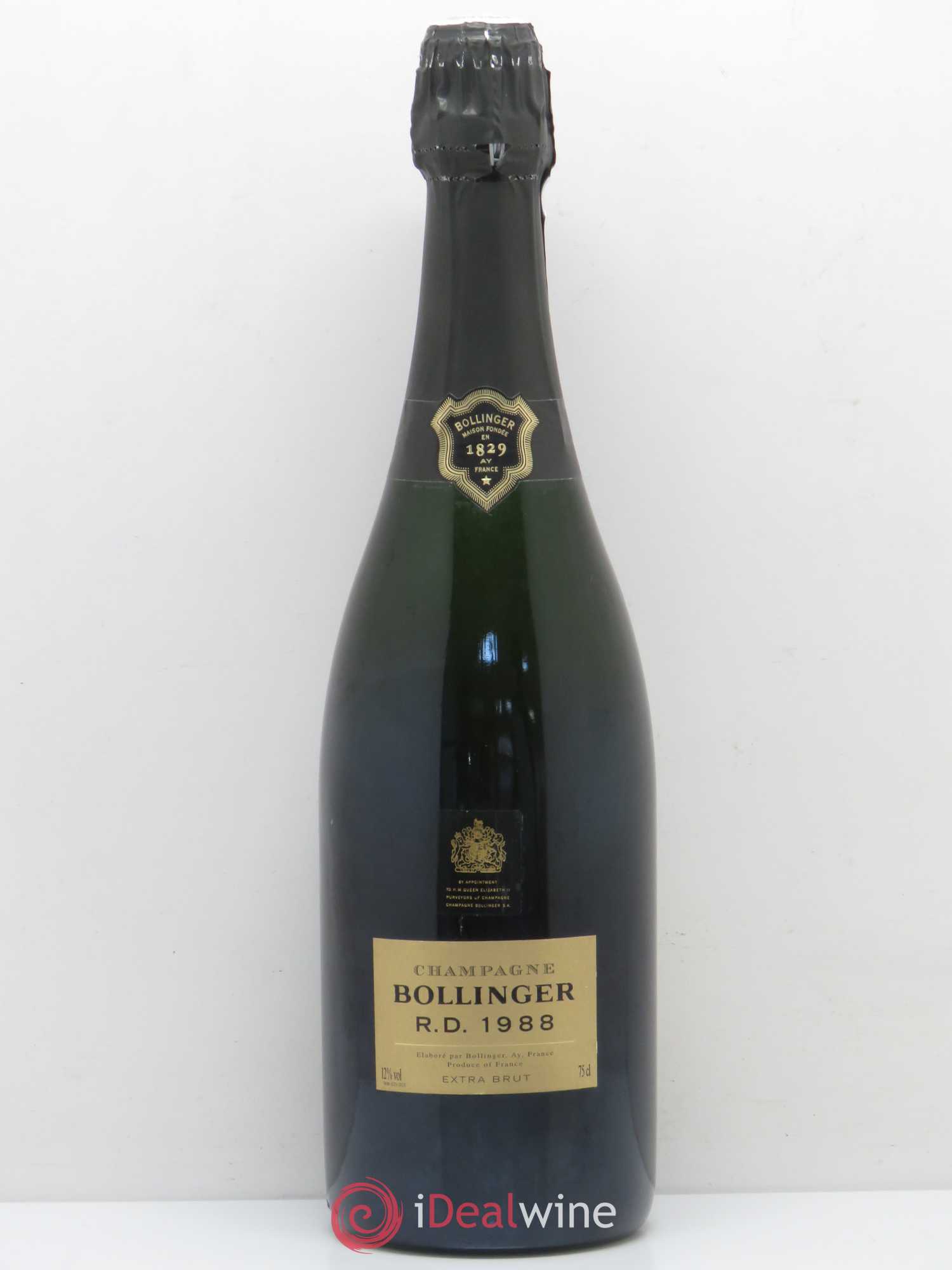 R.D. Extra-Brut Bollinger 1988 - Lot de 1 bouteille - 0
