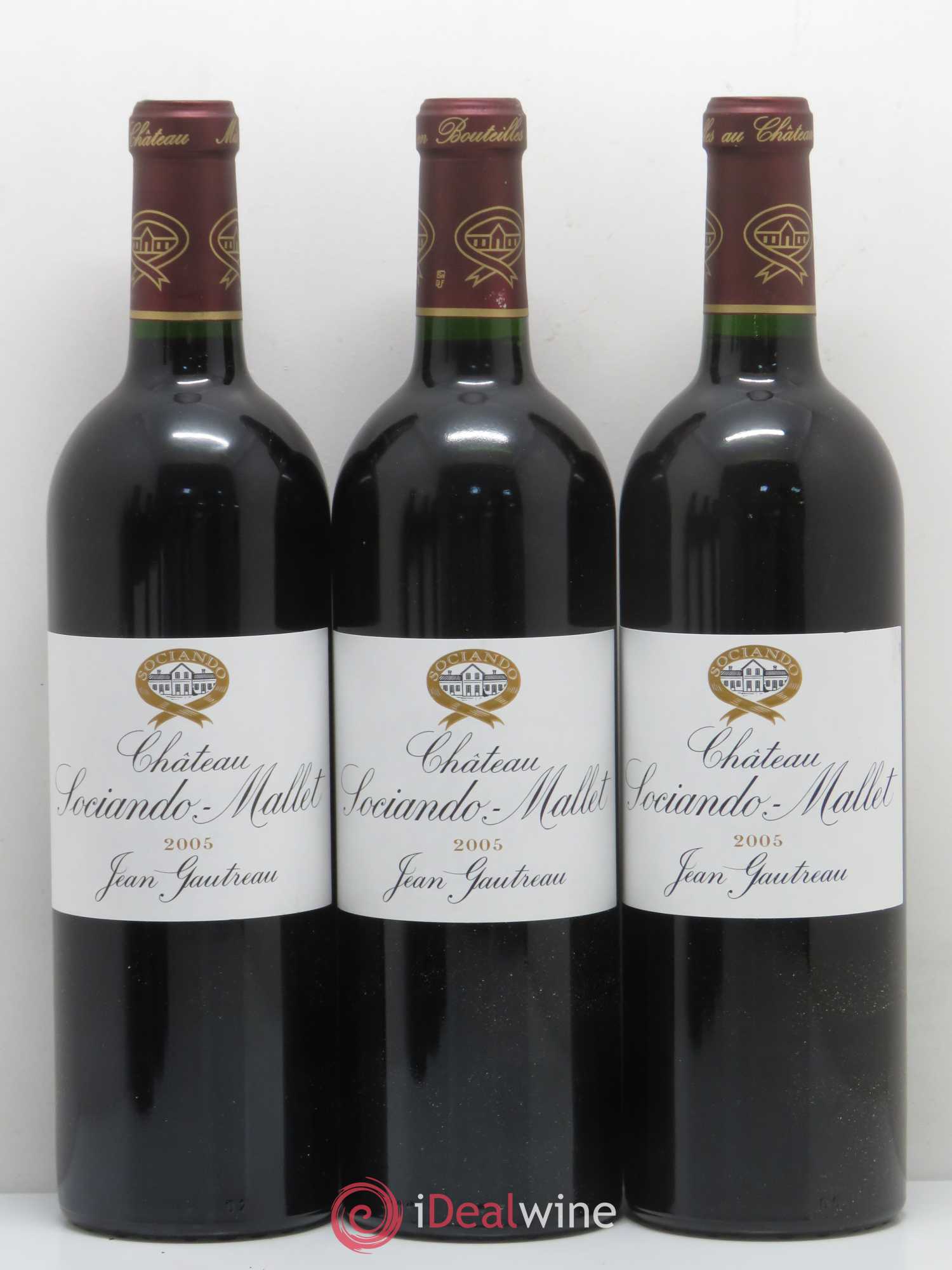 Château Sociando Mallet 2005 - Lot de 6 bouteilles - 1