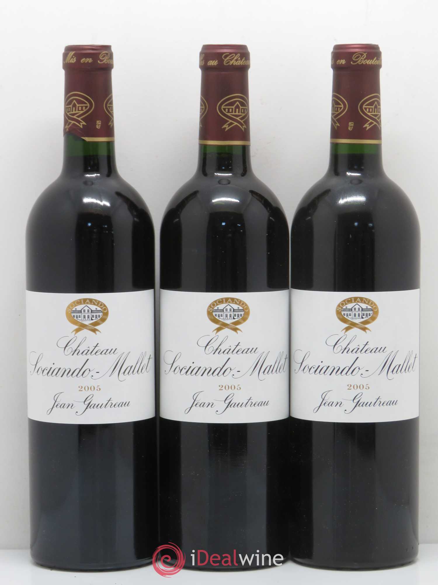 Château Sociando Mallet 2005 - Lot de 6 bouteilles - 2