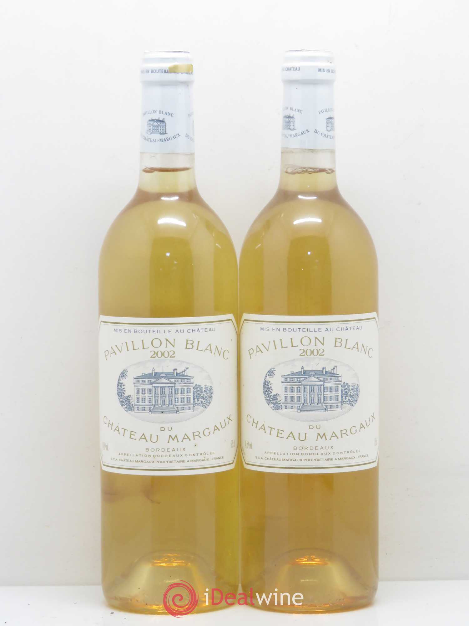 Pavillon Blanc du Château Margaux 2002 - Lot de 2 bouteilles - 0