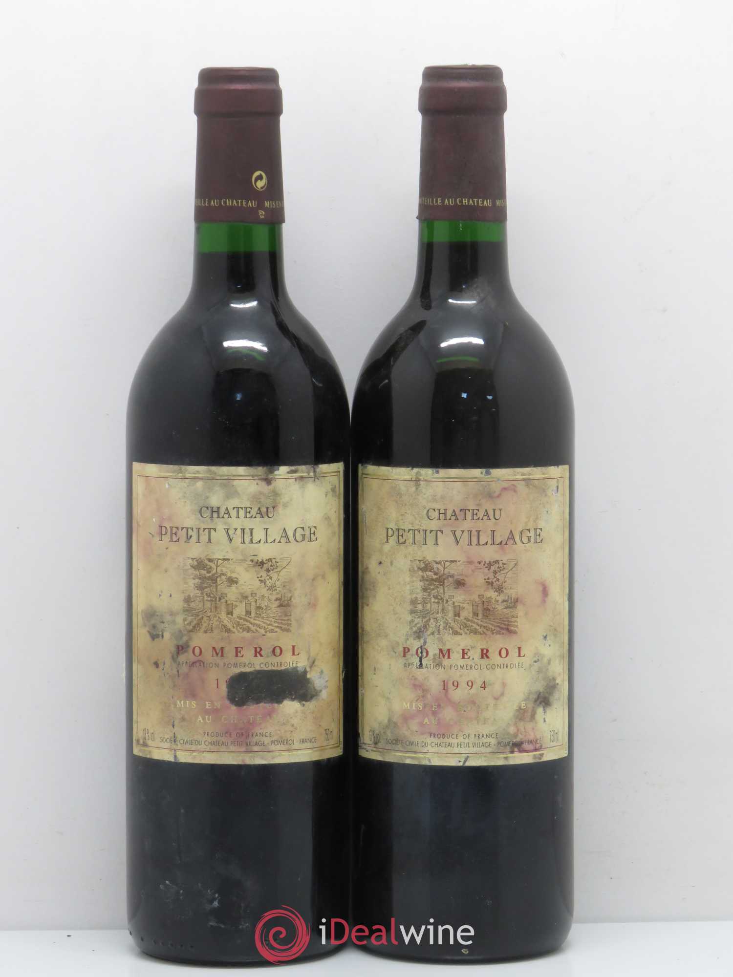Château Petit Village (sans prix de réserve) 1994 - Lot de 2 bouteilles - 0