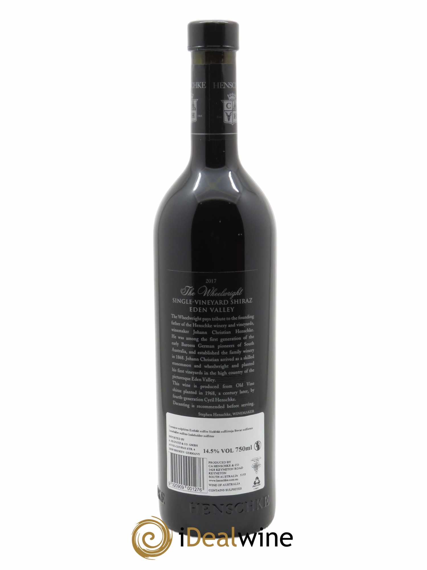 Eden Valley Wheelwright Henschke  2017 - Lot of 1 bottle - 2