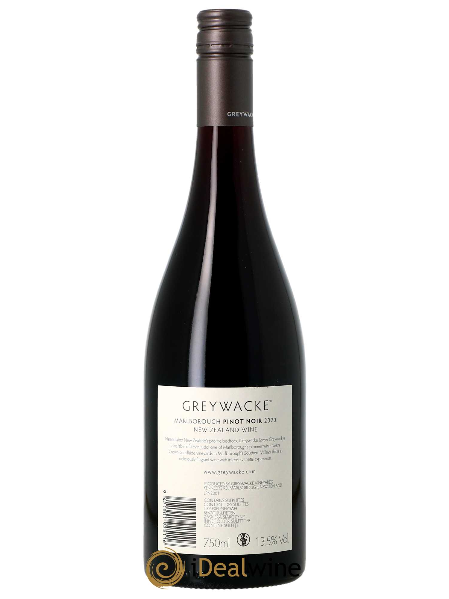 Marlborough Greywacke Pinot Noir 2020 - Lot of 1 bottle - 1