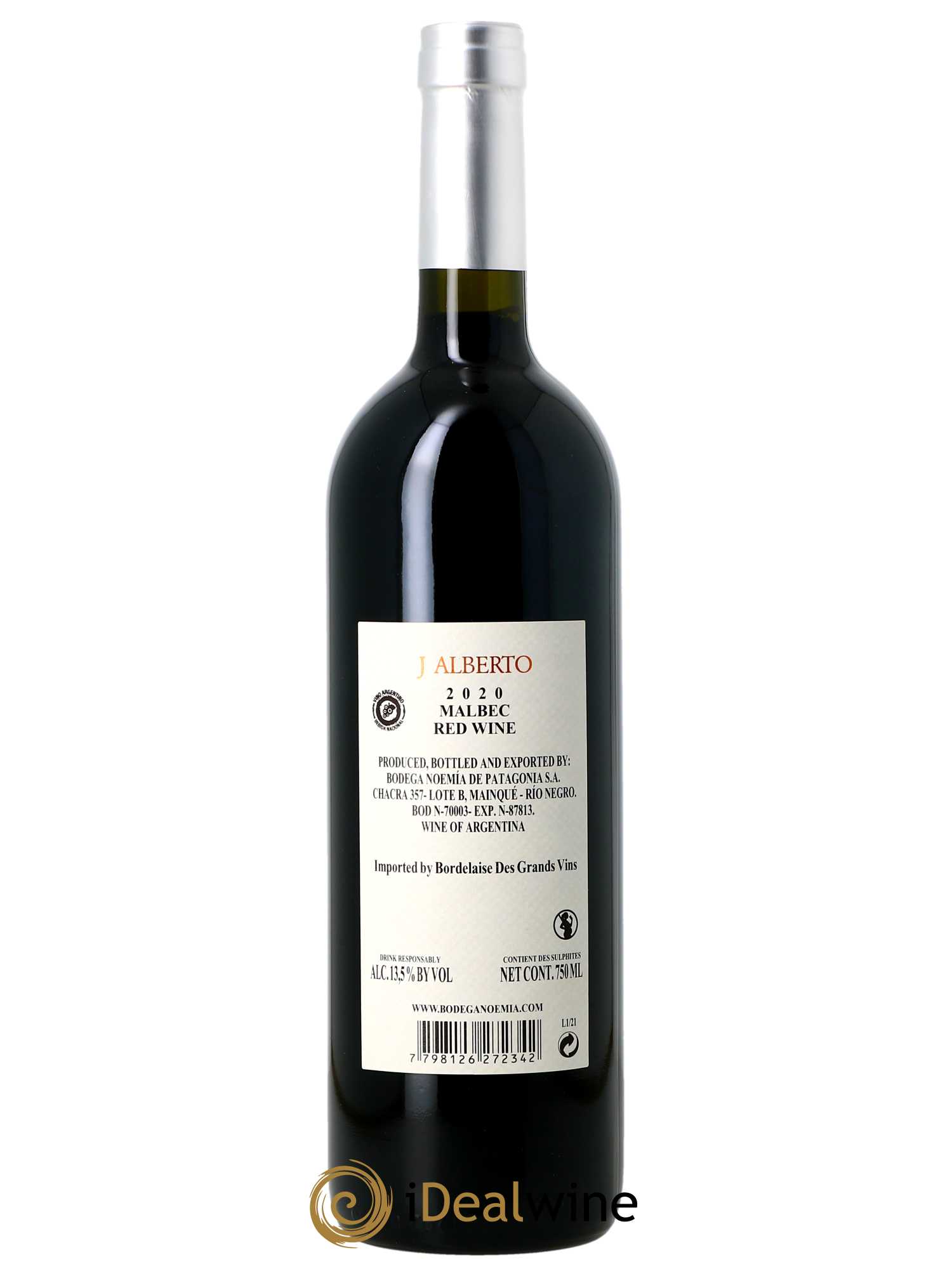 Rio Negro Bodega Noemia J. Alberto 2020 - Lot of 1 bottle - 1