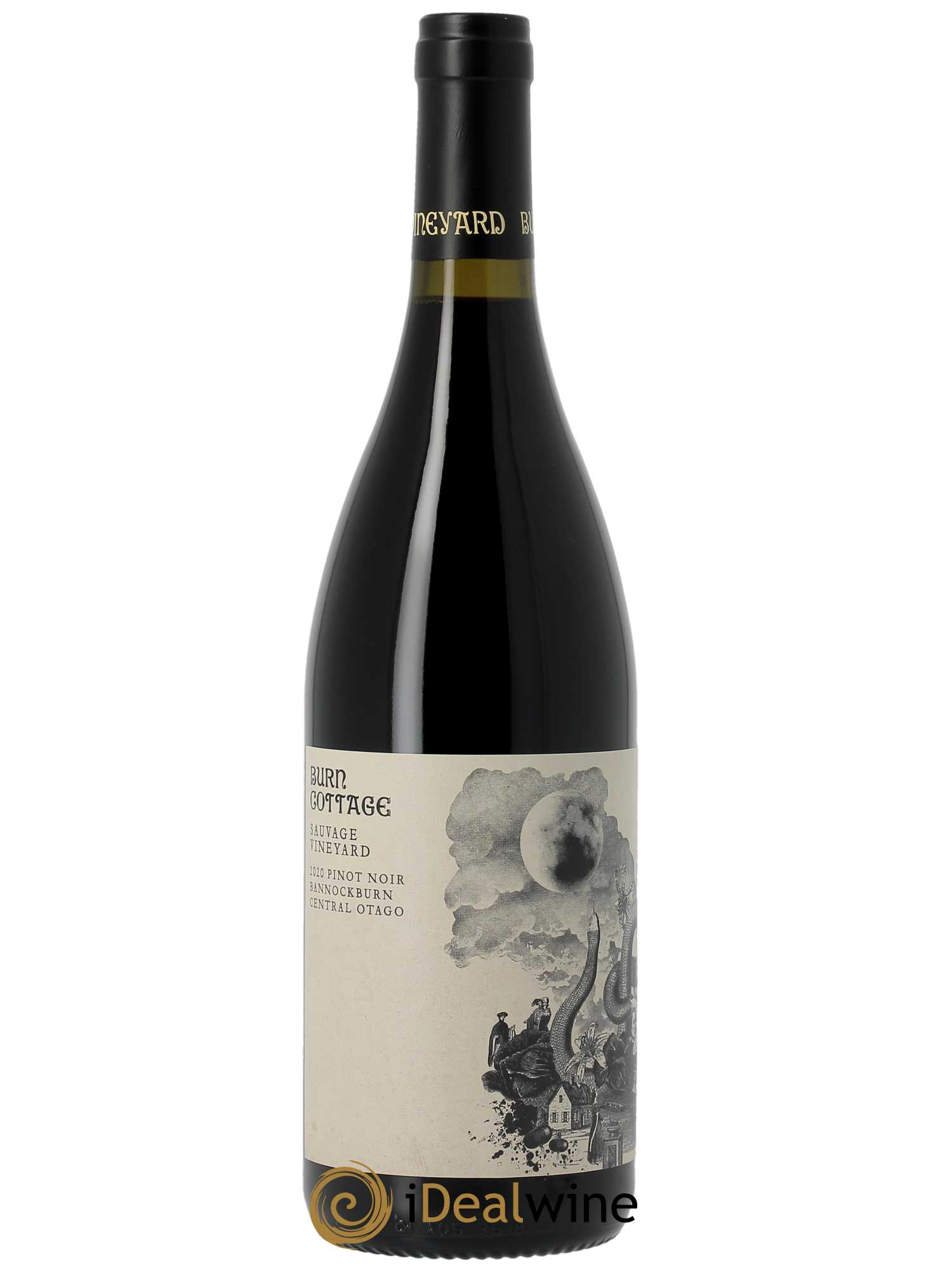 Central Otago Burn Cottage Vineyard Sauvage Vineyard Pinot Noir  2020 - Lot de 1 bouteille - 0