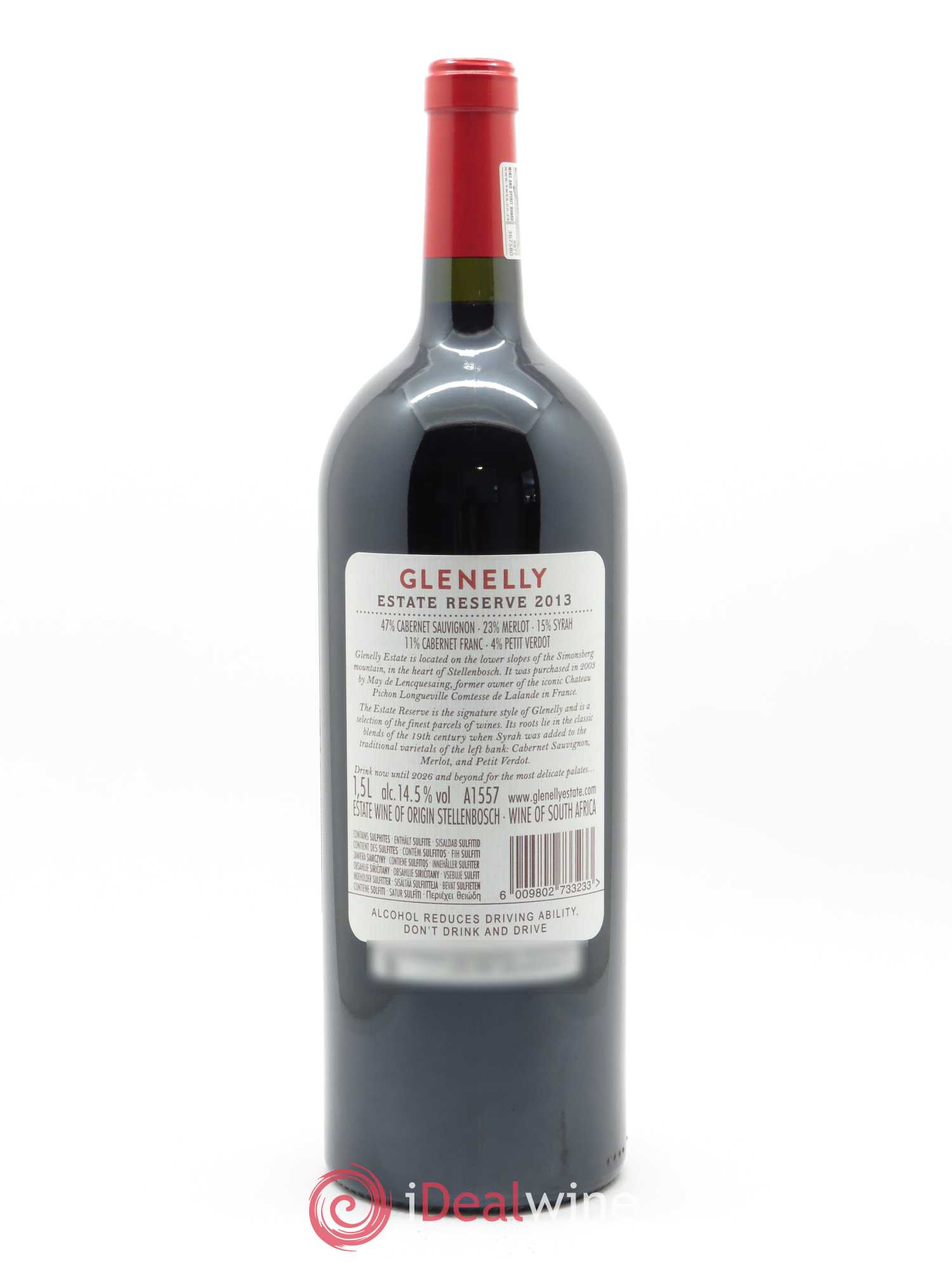 Stellenbosch Glenelly Estate Reserve Rouge 2013 - Lot de 1 magnum - 1