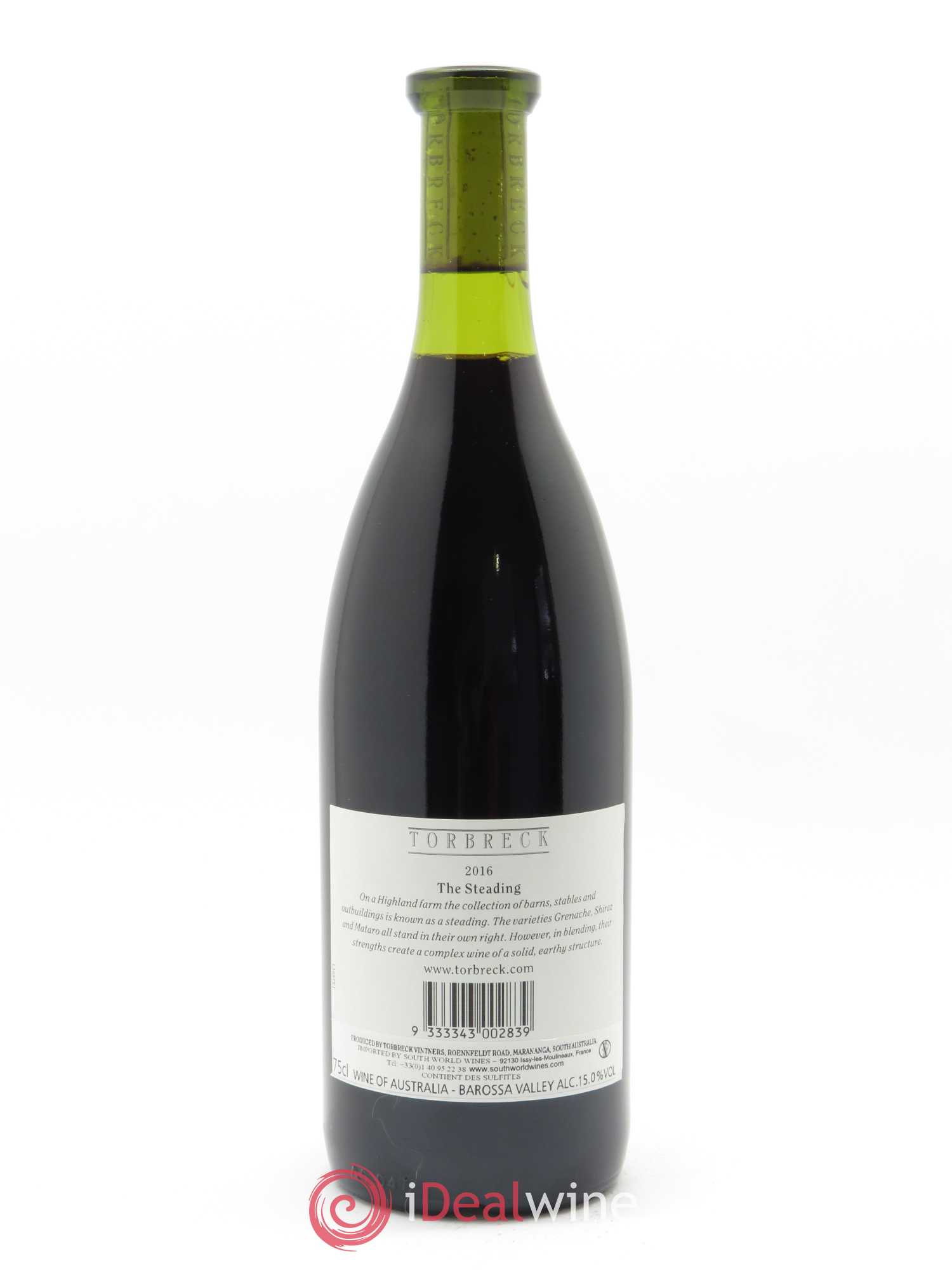 Barossa Valley Barossa Valley The Steading 2016 - Lot de 1 bouteille - 1