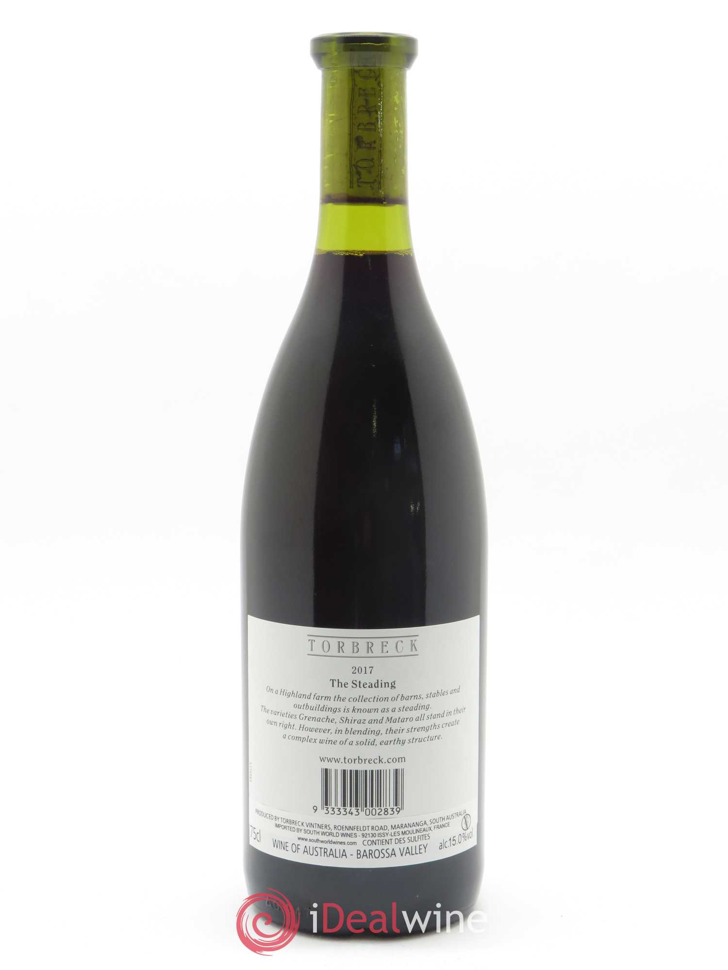 Barossa Valley Torbreck The Steading 2017 - Lot de 1 bouteille - 1