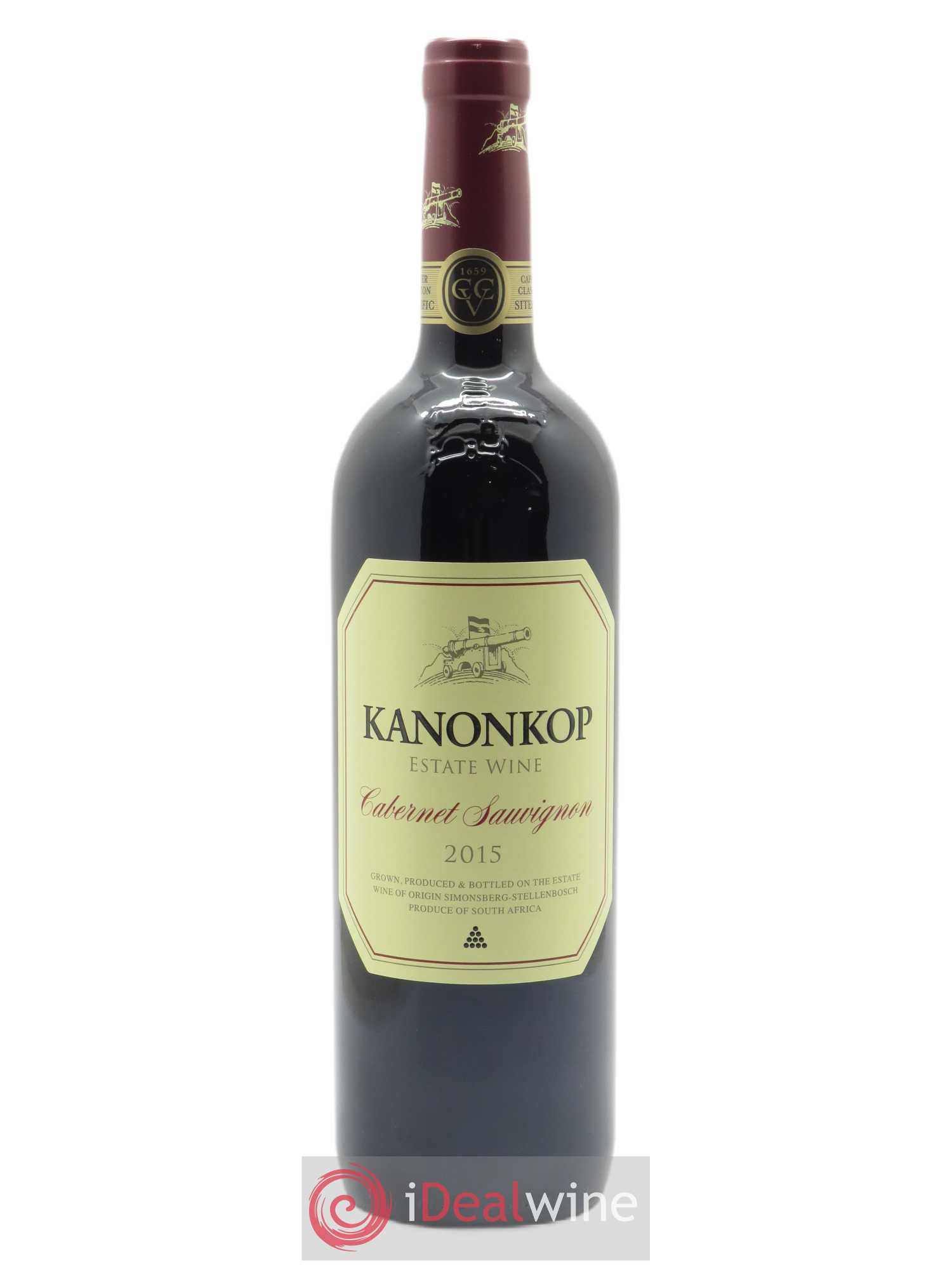 Stellenbosch Kanonkop Cabernet Sauvignon 2015 - Lot de 1 bouteille - 0