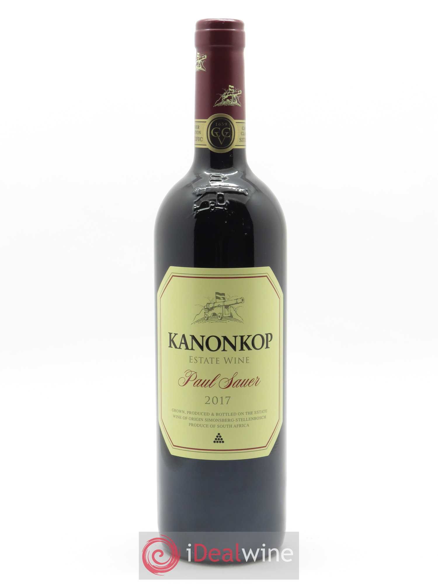 Stellenbosch Kanonkop Paul Sauer 2017 - Lot de 1 bouteille - 0