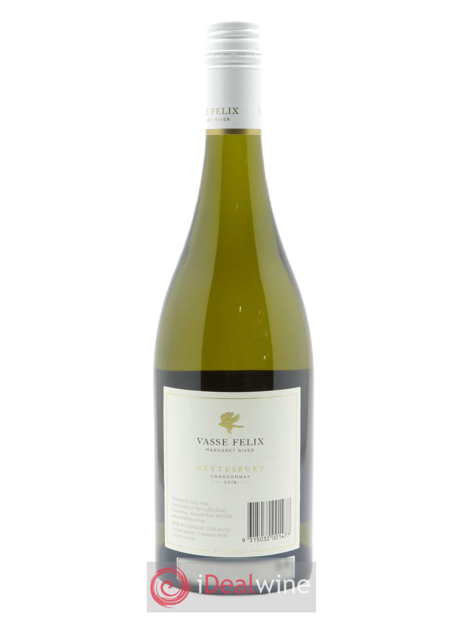 Margaret River Vasse Felix Heytesbury Chardonnay 2018 - Lot de 1 bouteille - 1