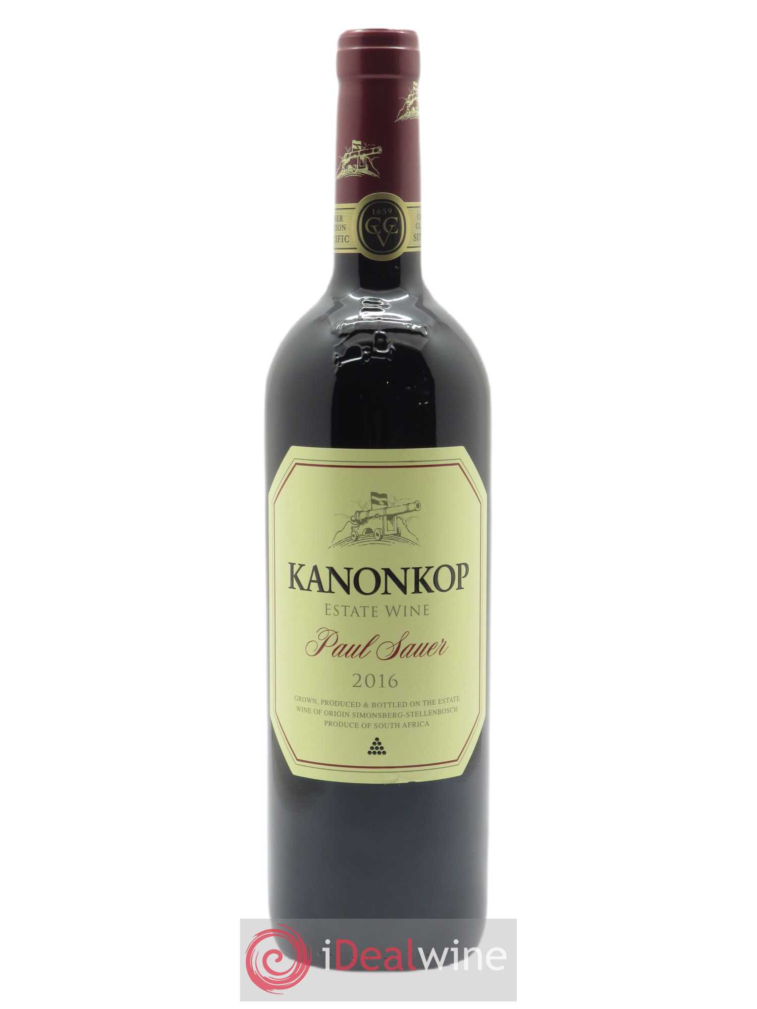 Stellenbosch Kanonkop Paul Sauer 2016 - Lot de 1 bouteille - 0