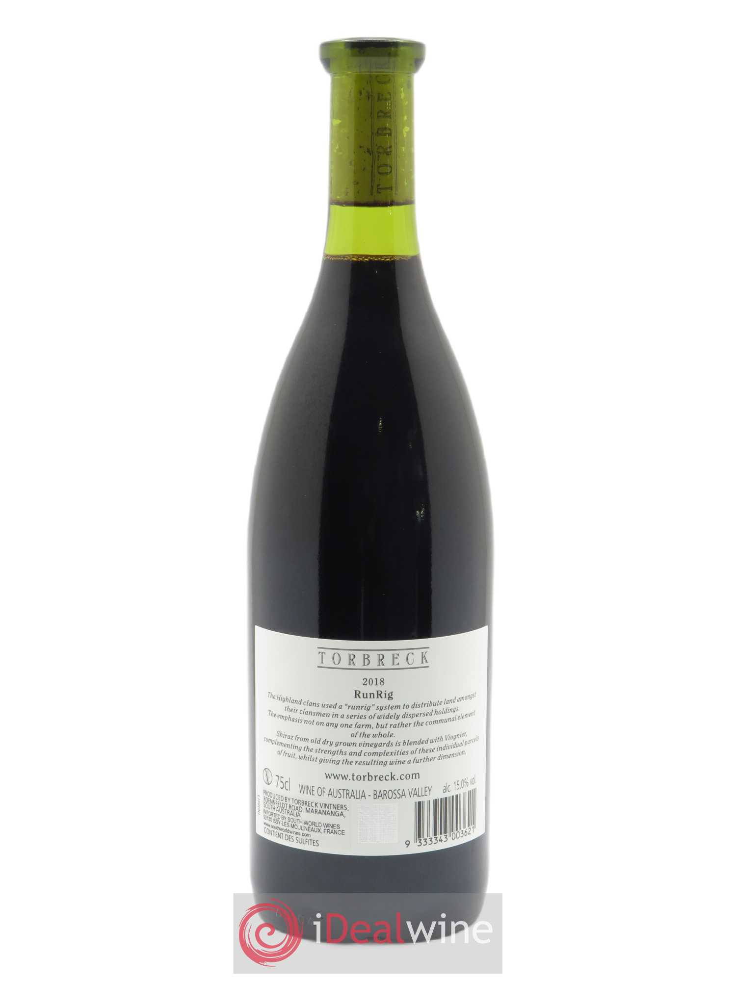 Barossa Valley Torbreck Runrig 2018 - Lot of 1 bottle - 1