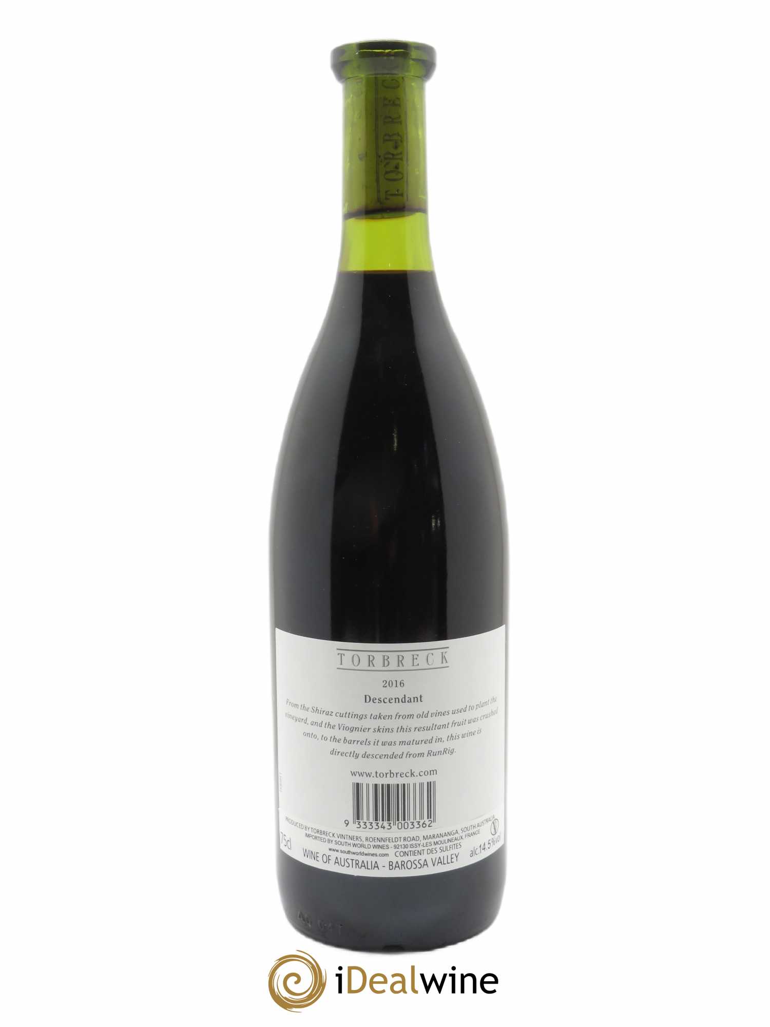 Barossa Valley Torbreck Descendant 2016 - Posten von 1 Flasche - 1