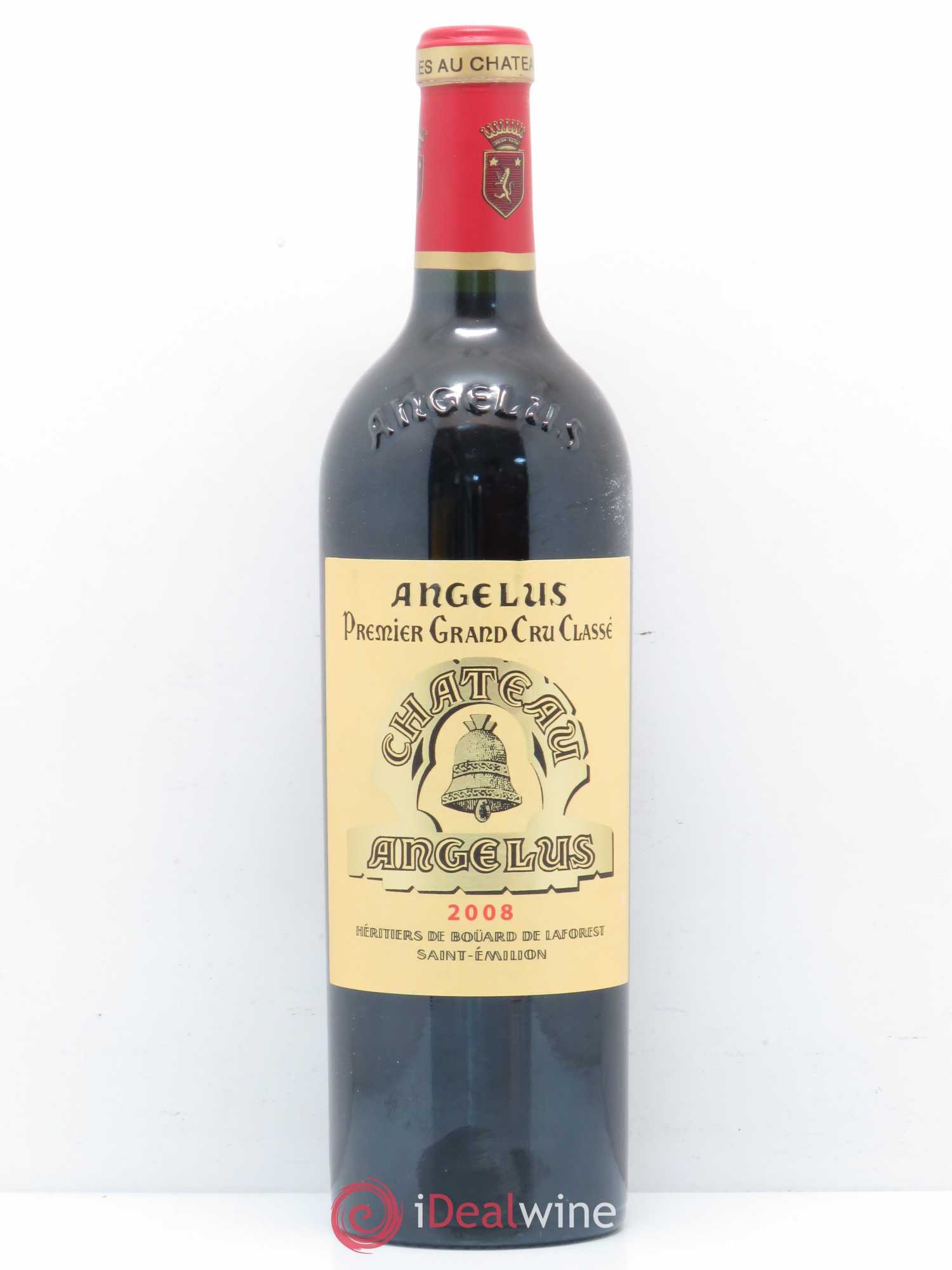 Château Angélus 1er Grand Cru Classé A 2008 - Lot de 1 bouteille - 0