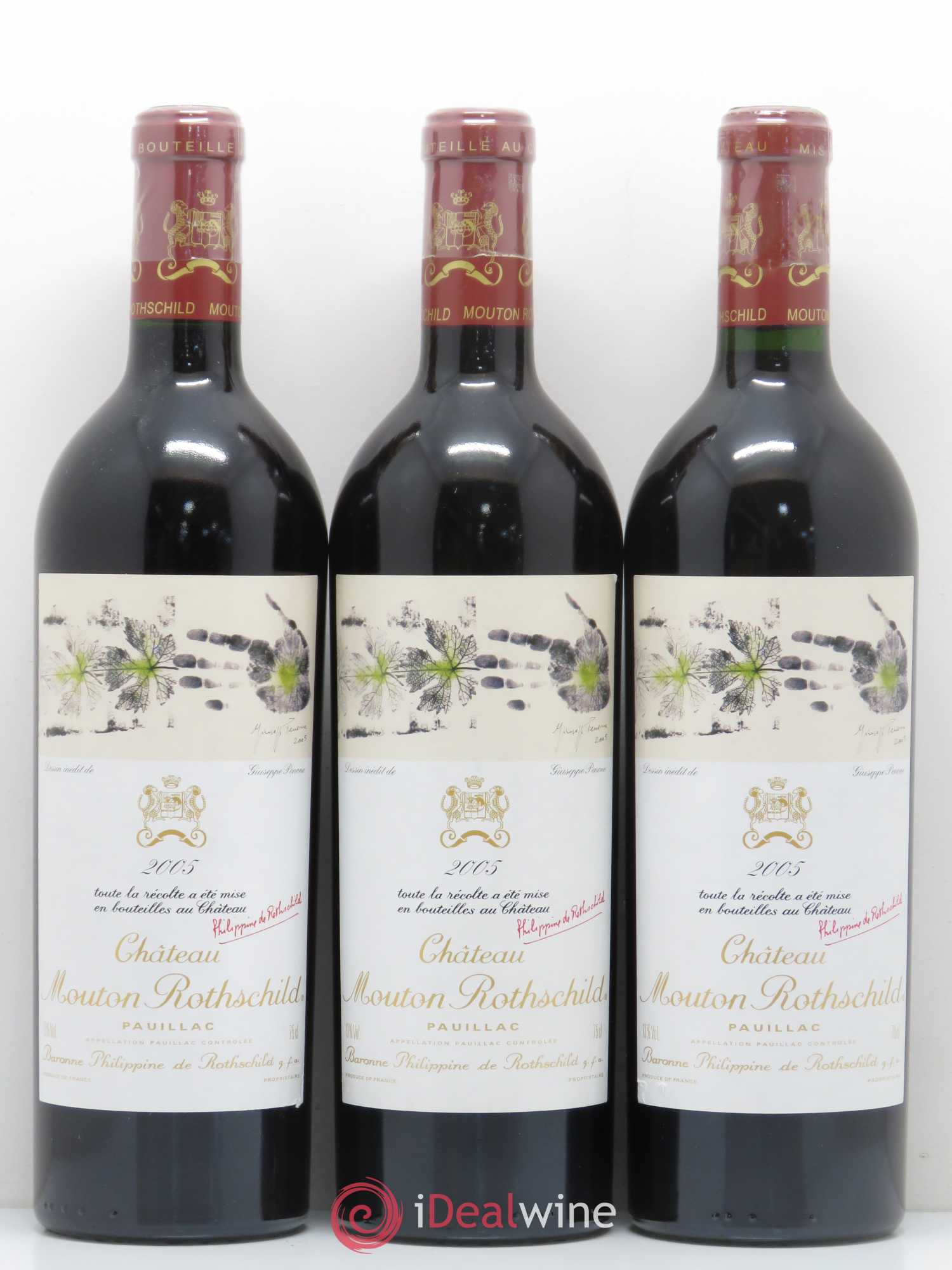 Château Mouton Rothschild 1er Grand Cru Classé 2005 - Lot de 6 bouteilles - 3