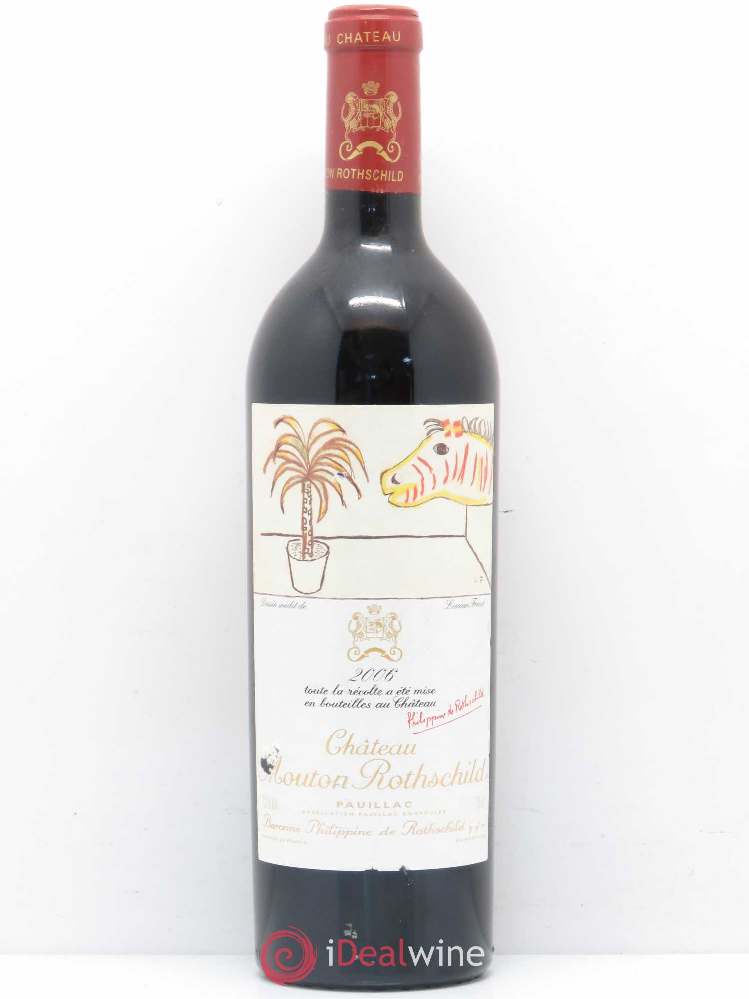 Château Mouton Rothschild 1er Grand Cru Classé 2006 - Lot de 1 bouteille - 0