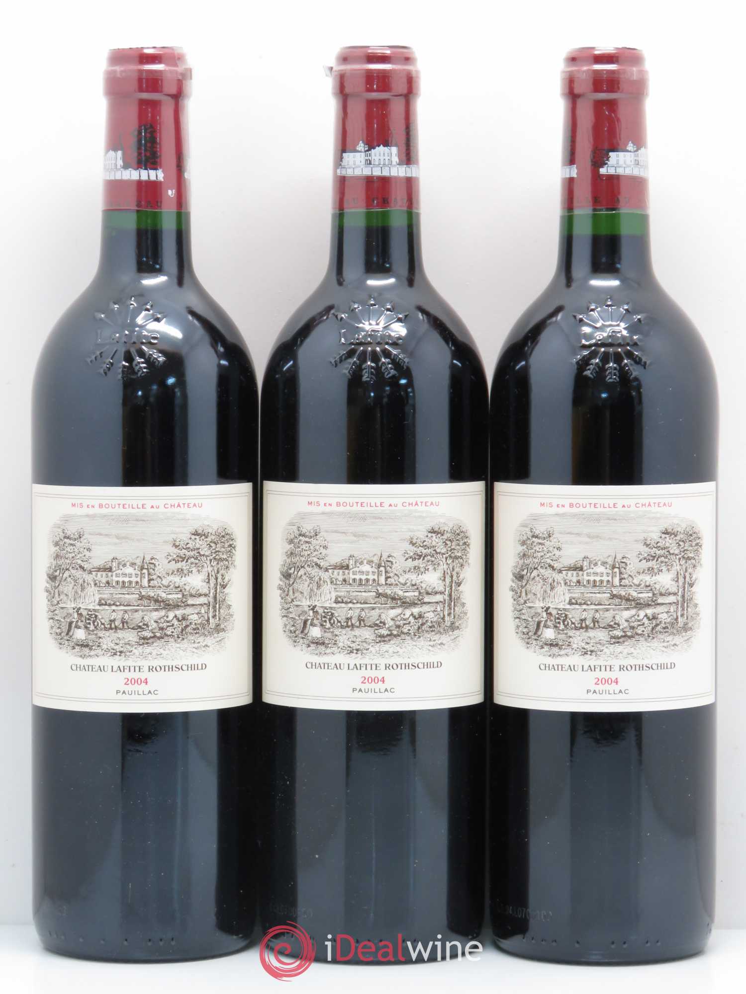 Château Lafite Rothschild 1er Grand Cru Classé 2004 - Lot de 6 bouteilles - 1