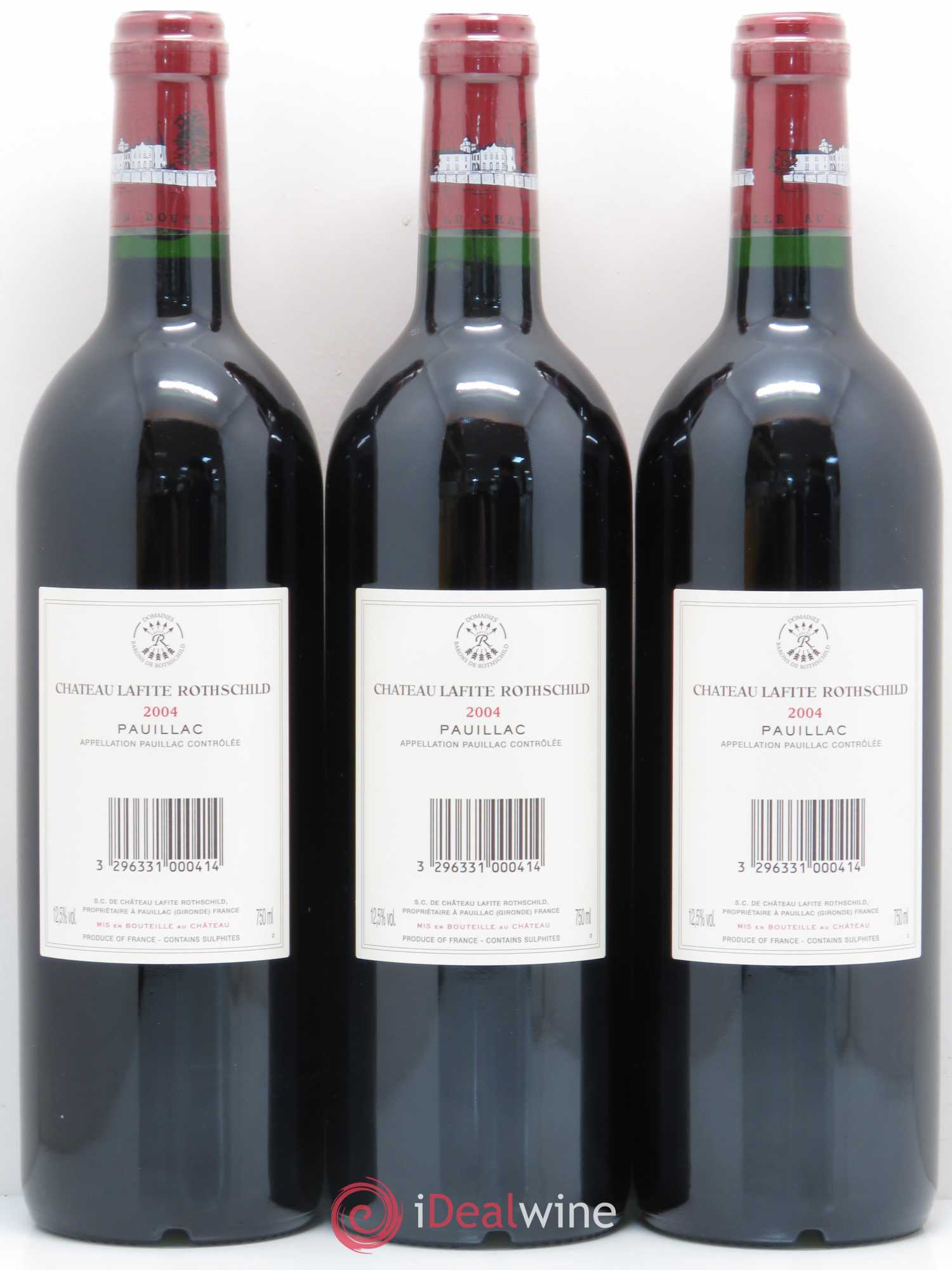 Château Lafite Rothschild 1er Grand Cru Classé 2004 - Lot de 6 bouteilles - 4
