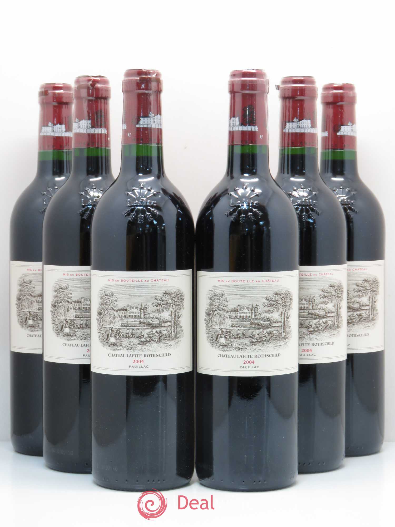 Château Lafite Rothschild 1er Grand Cru Classé 2004 - Lot de 6 bouteilles - 0