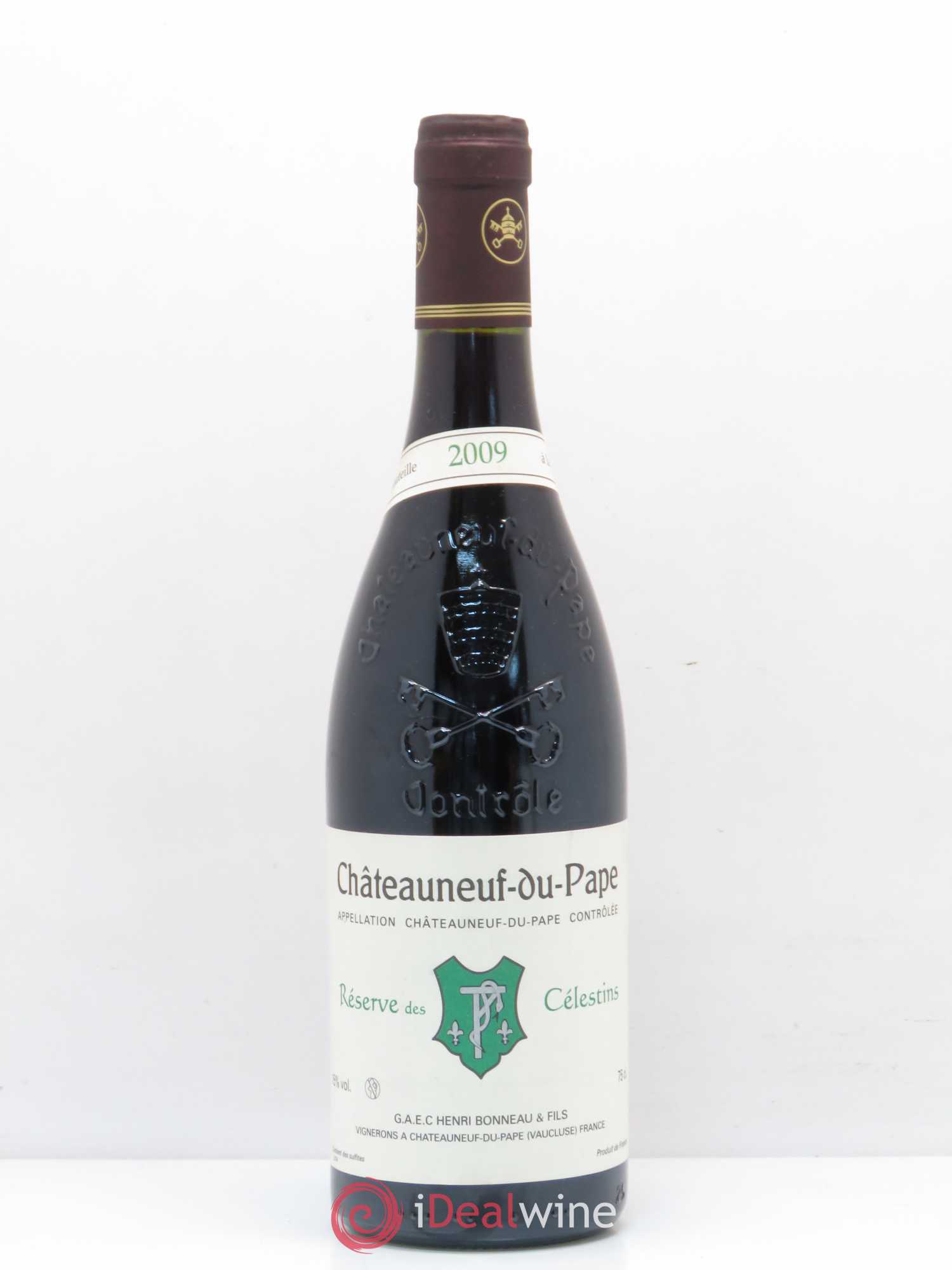 Châteauneuf-du-Pape Réserve des Célestins Henri Bonneau & Fils 2009 - Lot de 1 bouteille - 0